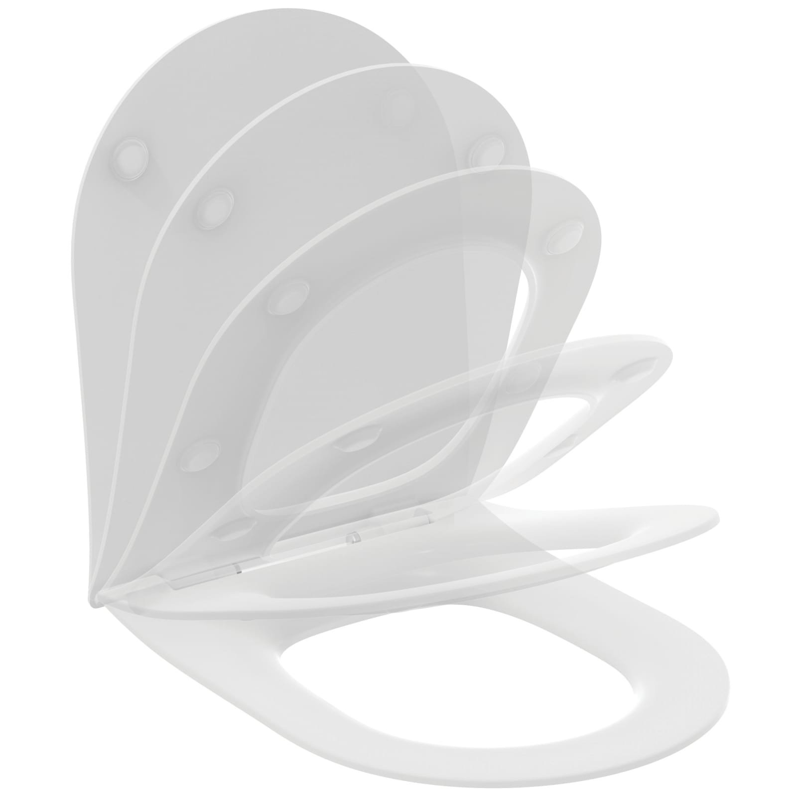 BLEND CURVE | CLOSETZITTING SANDWICH 360X460X50 MM SILK WHITE | SOFTCL