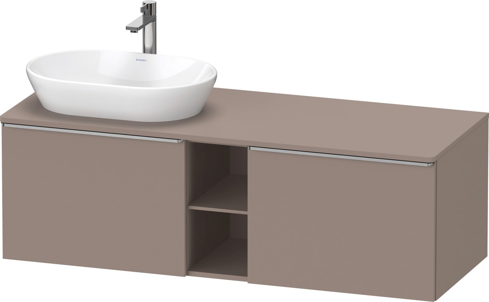 D-Neo Console wastafelonderbouw hangend Basalt Mat (1200895040)