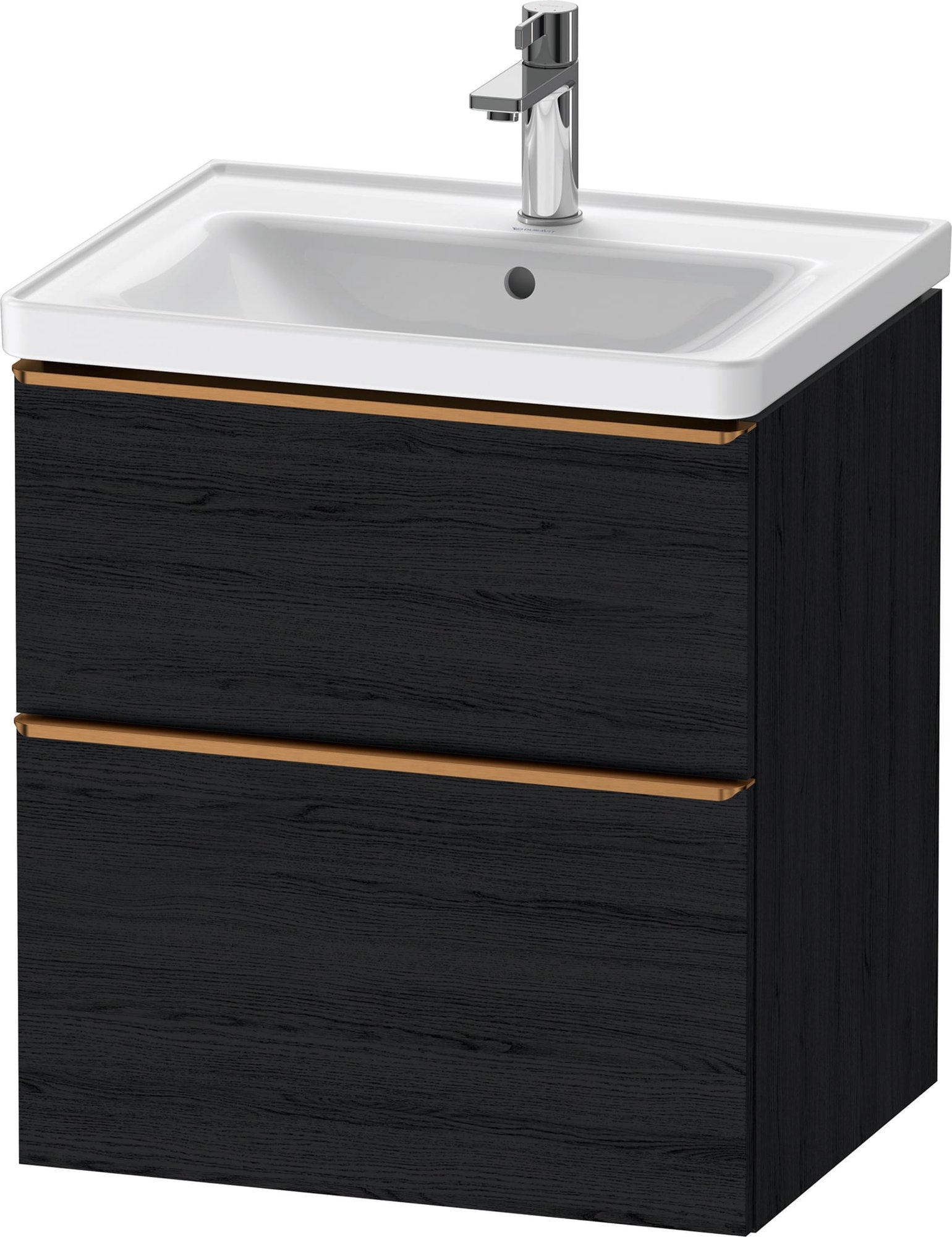 DURAVIT D-Neo Wastafelonderbouw hangend Eiken zwart Mat (1200895848)