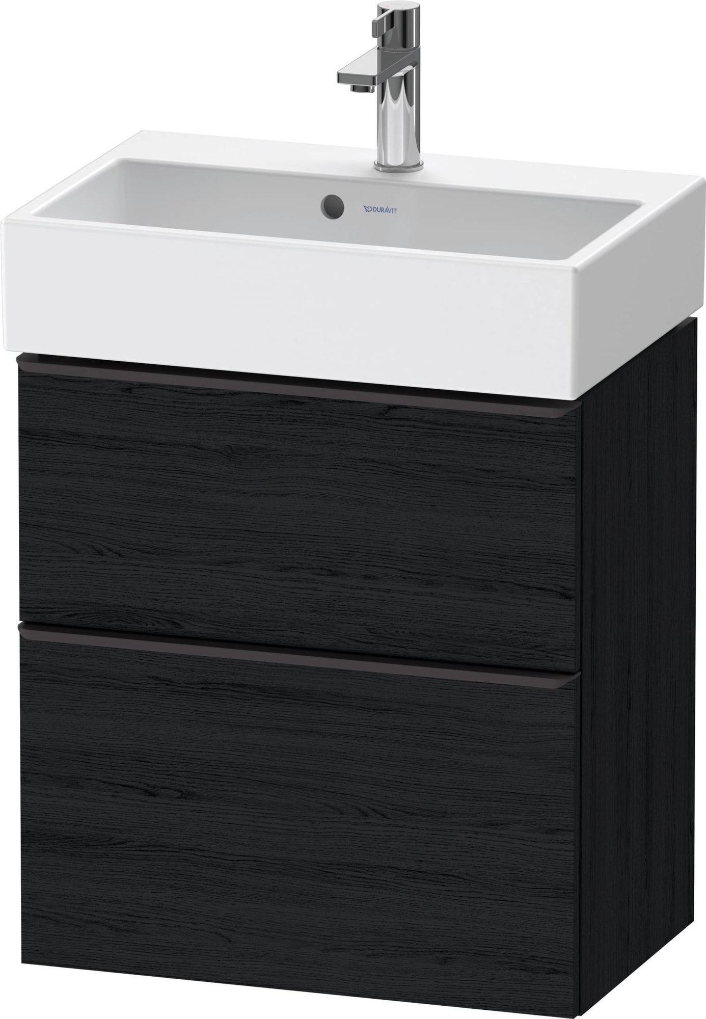 DURAVIT D-Neo Wastafelonderbouw hangend Eiken zwart Mat (1200895281)