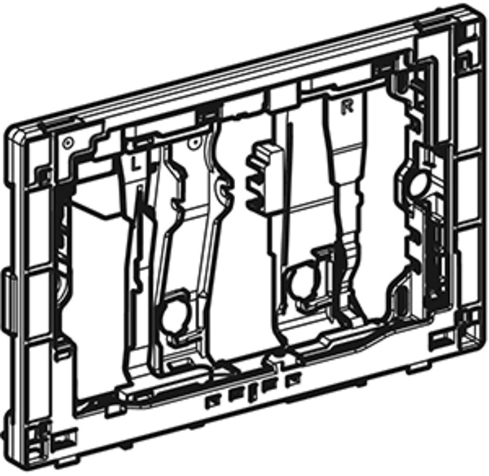Geberit Zwenkframe voor Geberit DuoFresh module met automatische activering