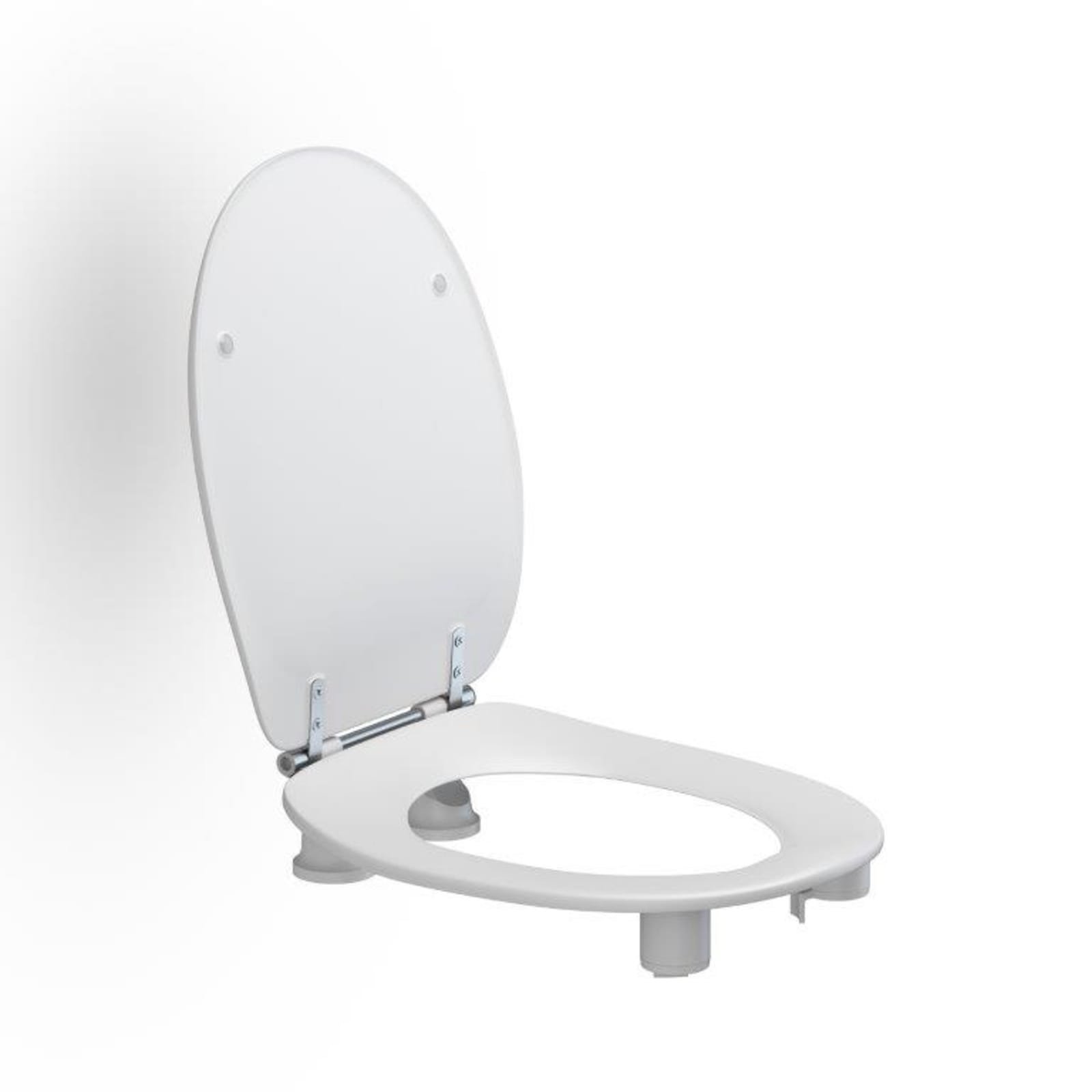 Pressalit Dania toiletzitting 5cm met deksel, wit