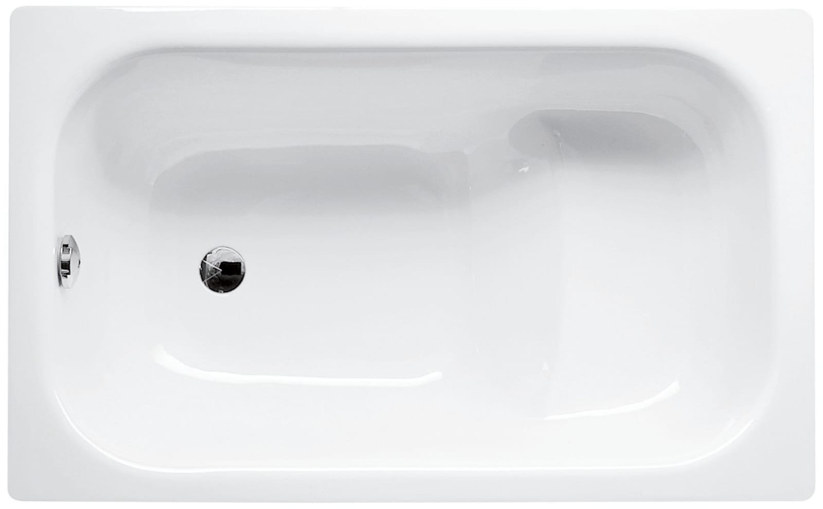Bette LaBette, voetzitbad, rechthoekig, plaatstaal, 1050x650x420mm lxbxh, zonder poten, wit