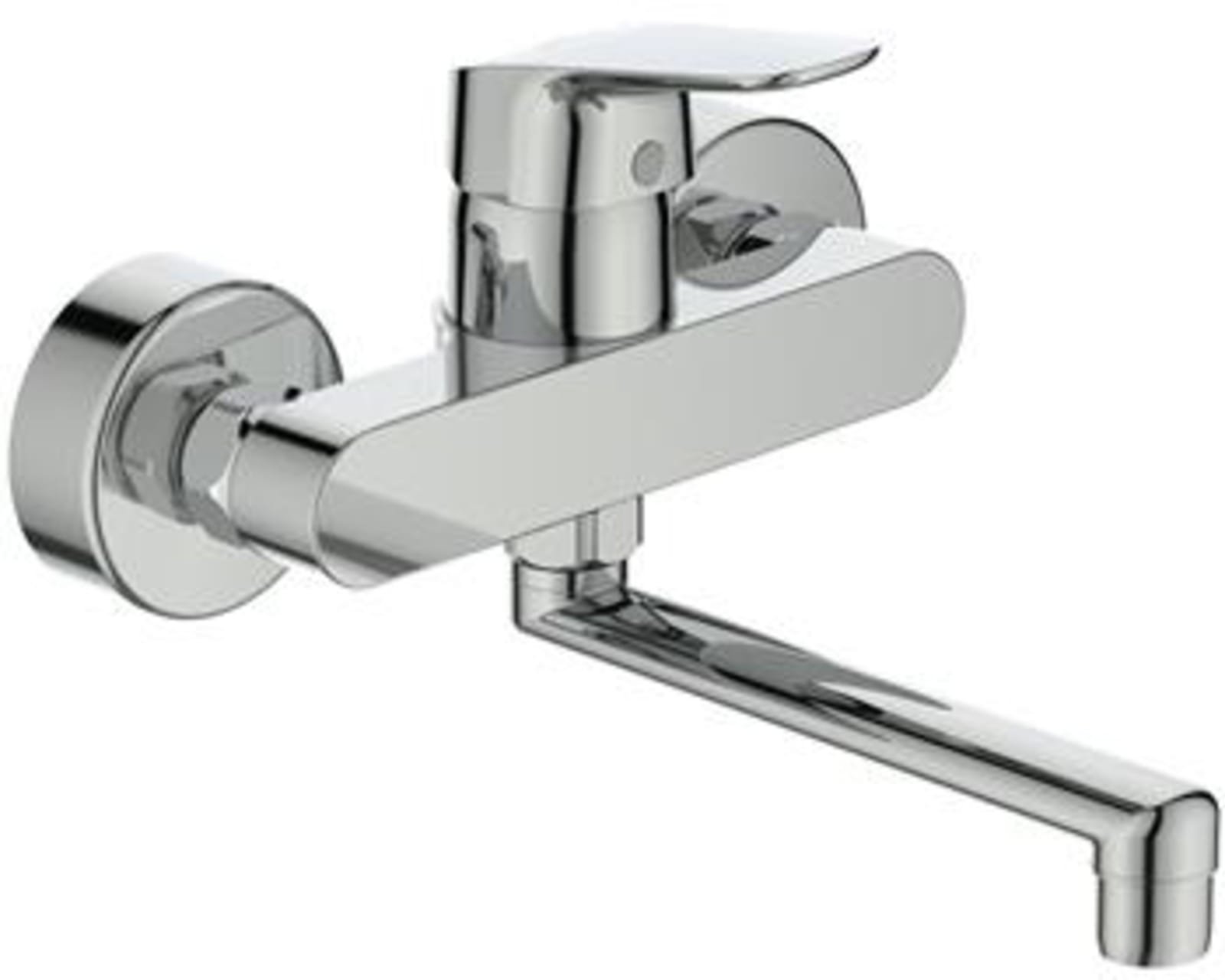 Ideal Standard keukenwandmengkraan 1greeps, ceraflex, uitloop 200mm, chroom