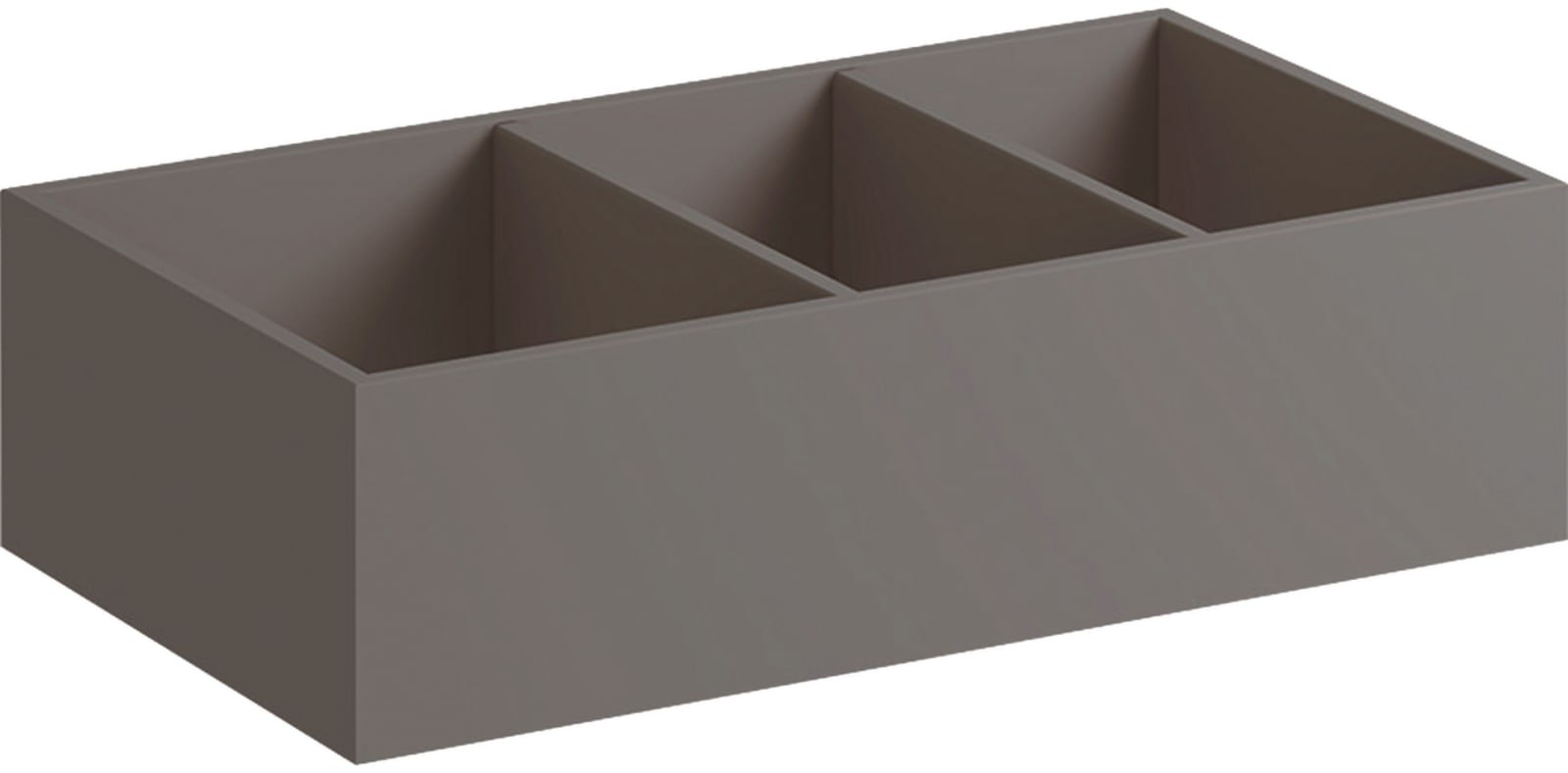 Geberit Xeno2, Ladeindeler, H-versie, 373 x 98 x 208mm (BxHxD), scultura grijs