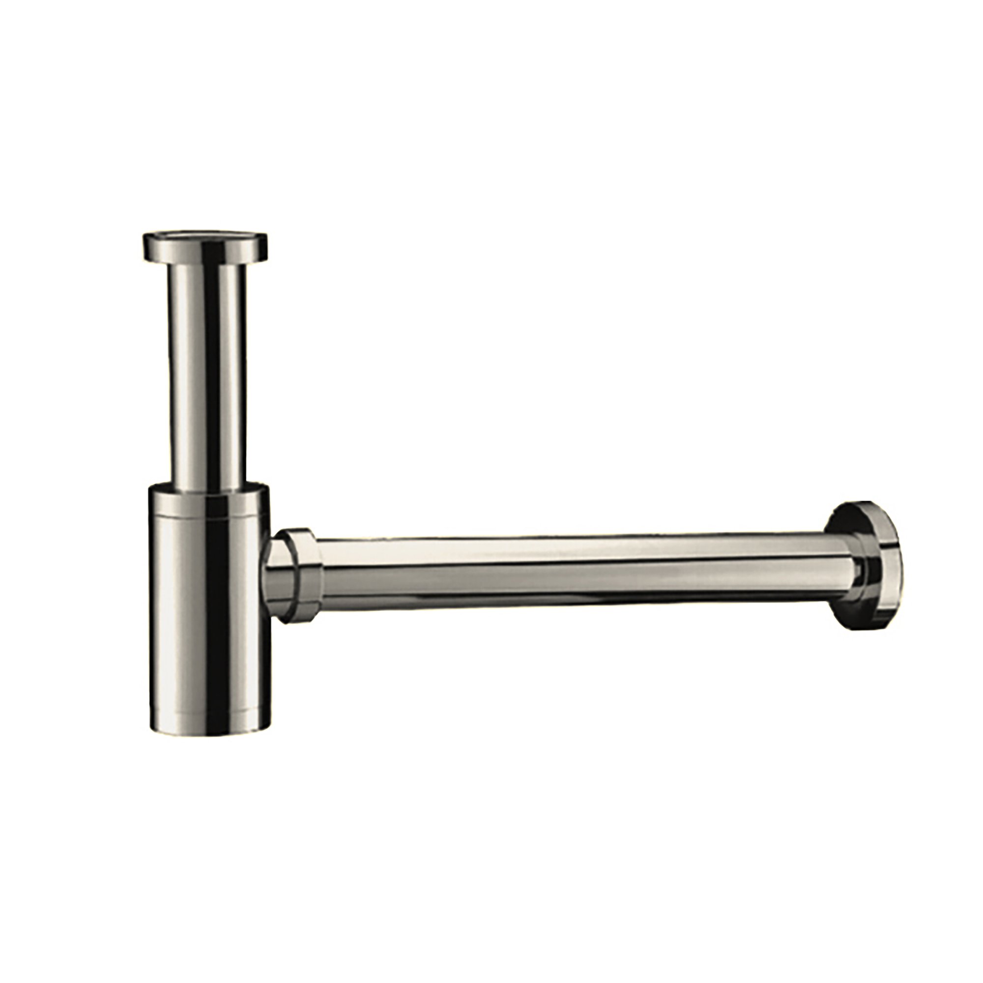 UNIFORMA SIFON VOOR WASTAFEL EN FONTEIN - GEBORSTELD RVS