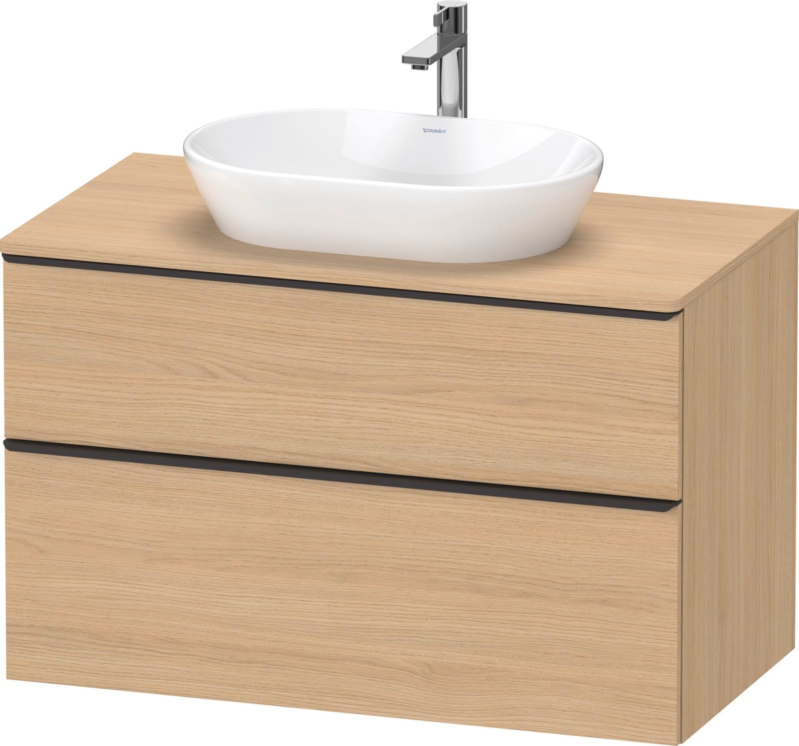 D-Neo Console wastafelonderbouw hangend Natuur eiken Mat (1200894878)