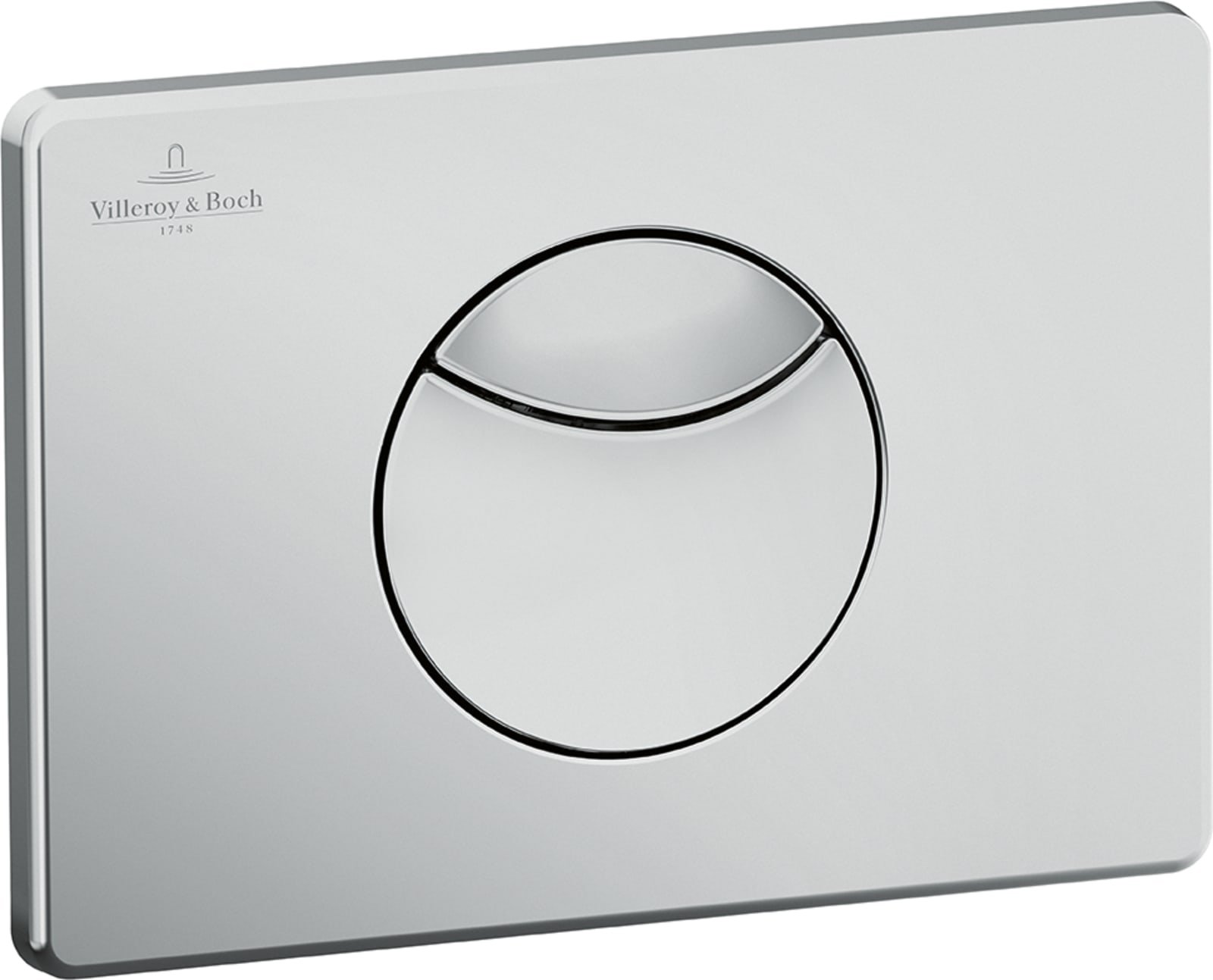 Villeroy & Boch, ViConnect E100 kunststof bedieningsplaat. Met dubbele spoeling. Kleur matchroom
