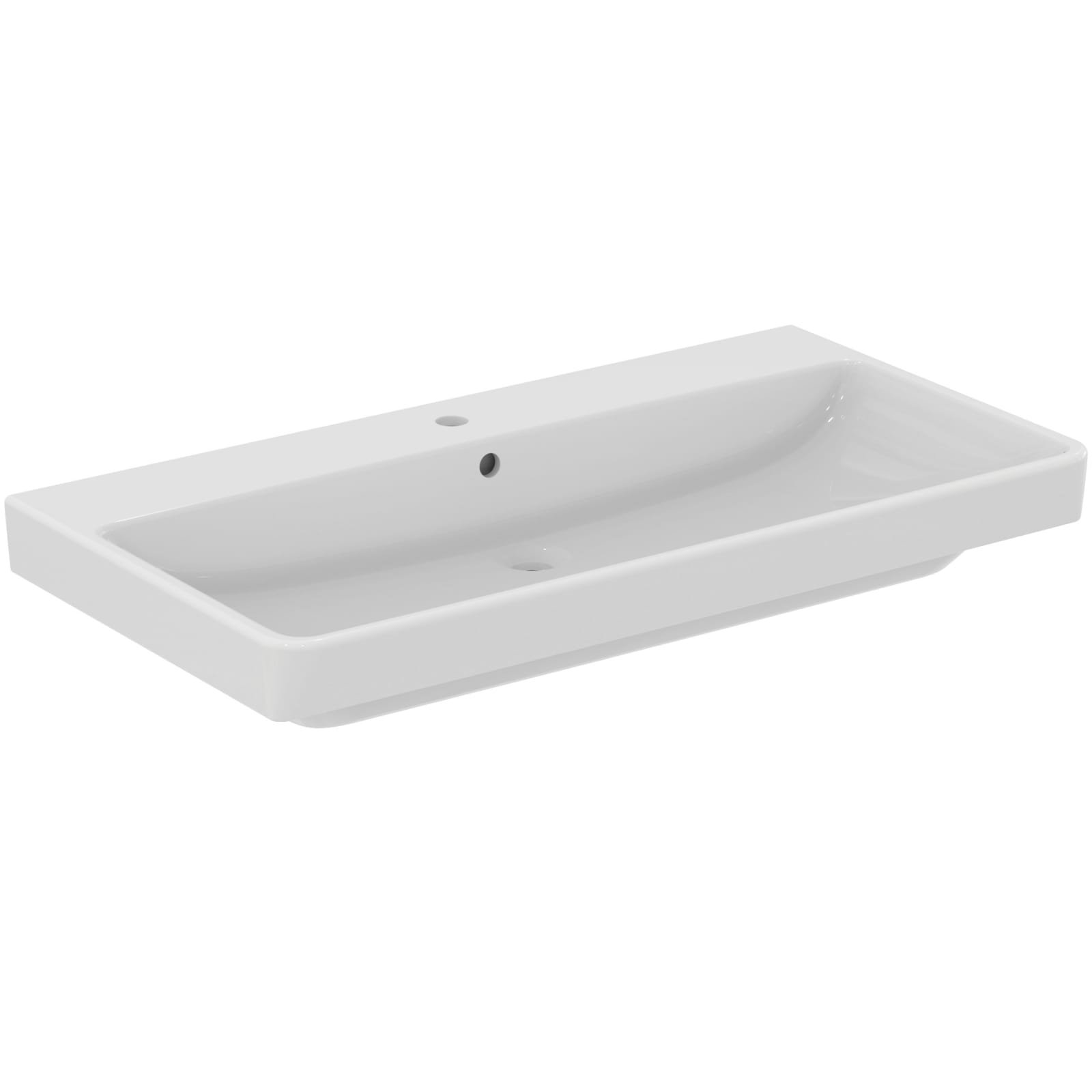 I.LIFE B | VANITY WASTAFEL 1020X540X160 MM GLANZEND WIT, 1 KG, MET OL