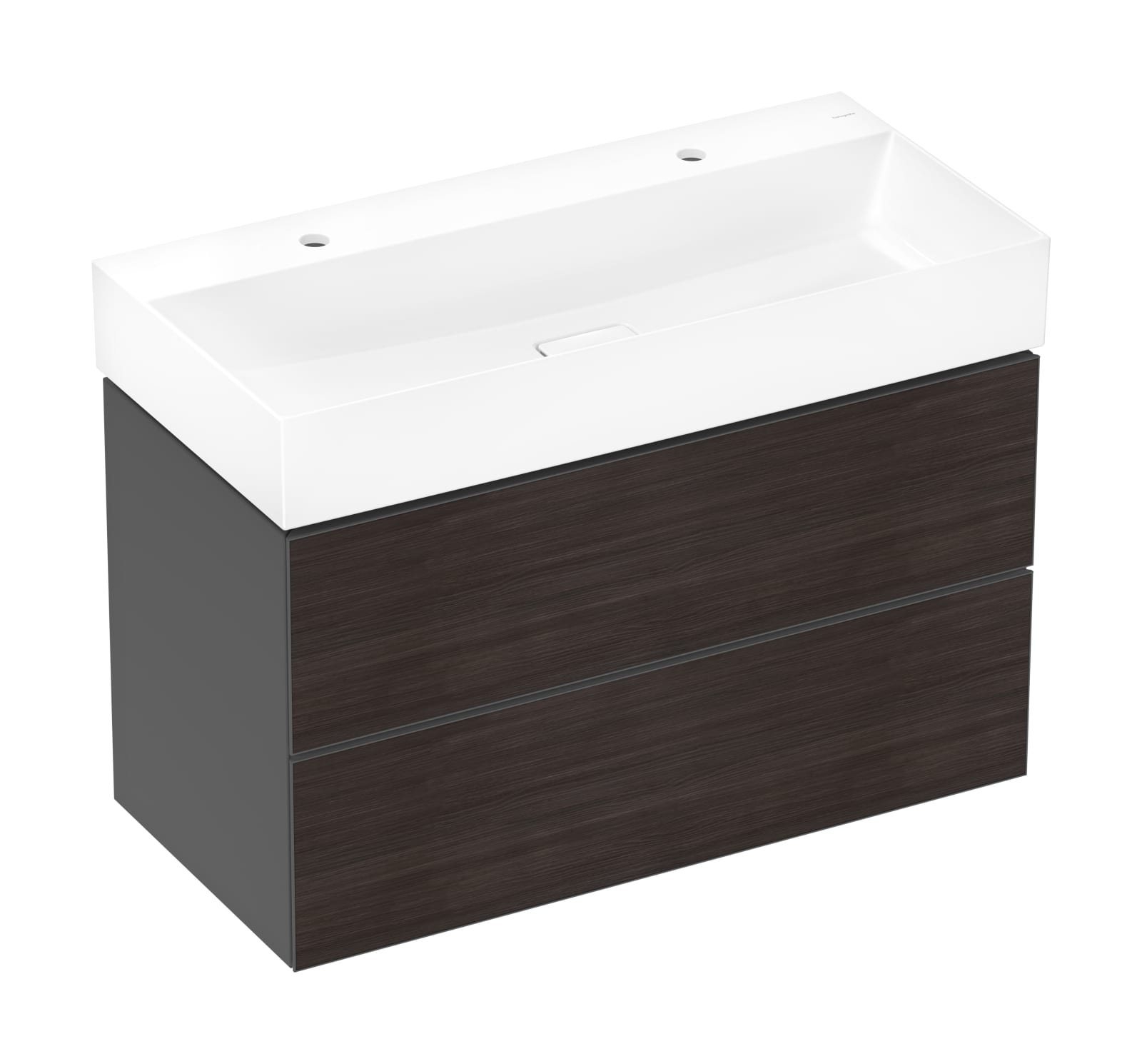 Hansgrohe Xevolos E meubel Slate Matt Grey 980/475 met 2 lades wastafel (1200771278)