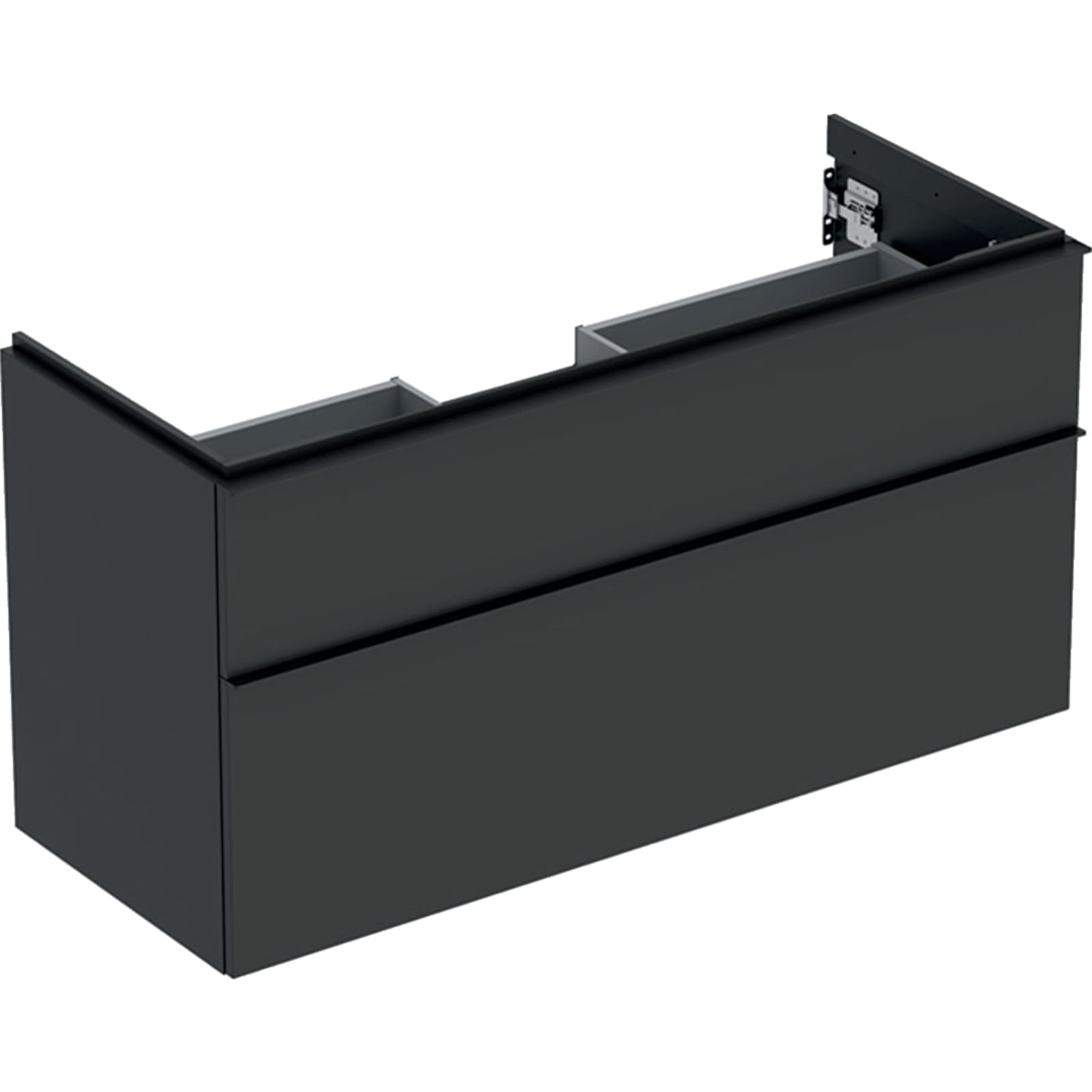 Geberit iCon wastafelonderkast, wand, 2x laden, hxbxd 615x1184x476mm, lava mat