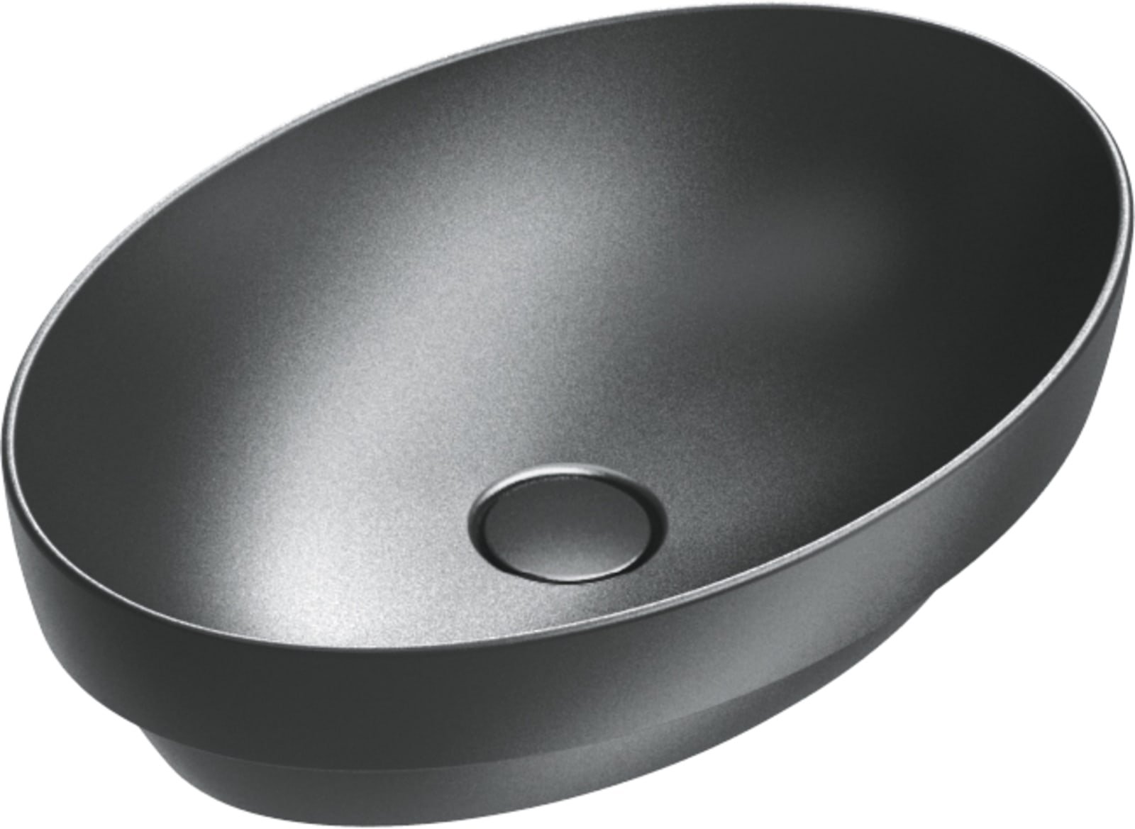Catalano SFERA WASBAK 58X40 INBOUW Satin Black Mat zwart