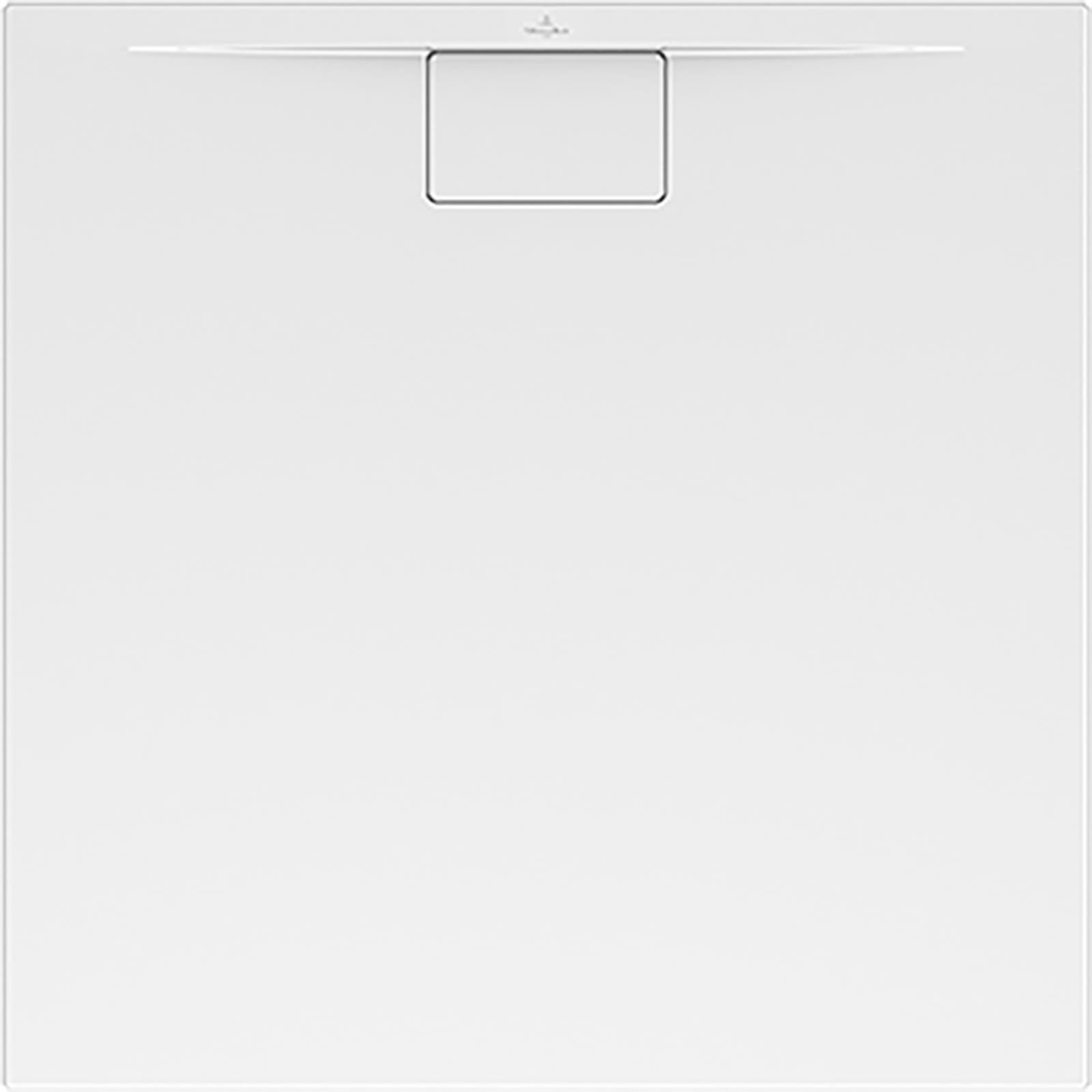 Villeroy & Boch, Architectura metalrim acryl douchebak 900x900x15mm met afvoerkap, zonder ondersteuning, wit