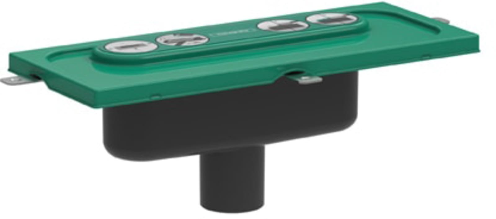 Hansgrohe uBox Universal inbouwdeel voor rechte afvoeren, verticale installatie