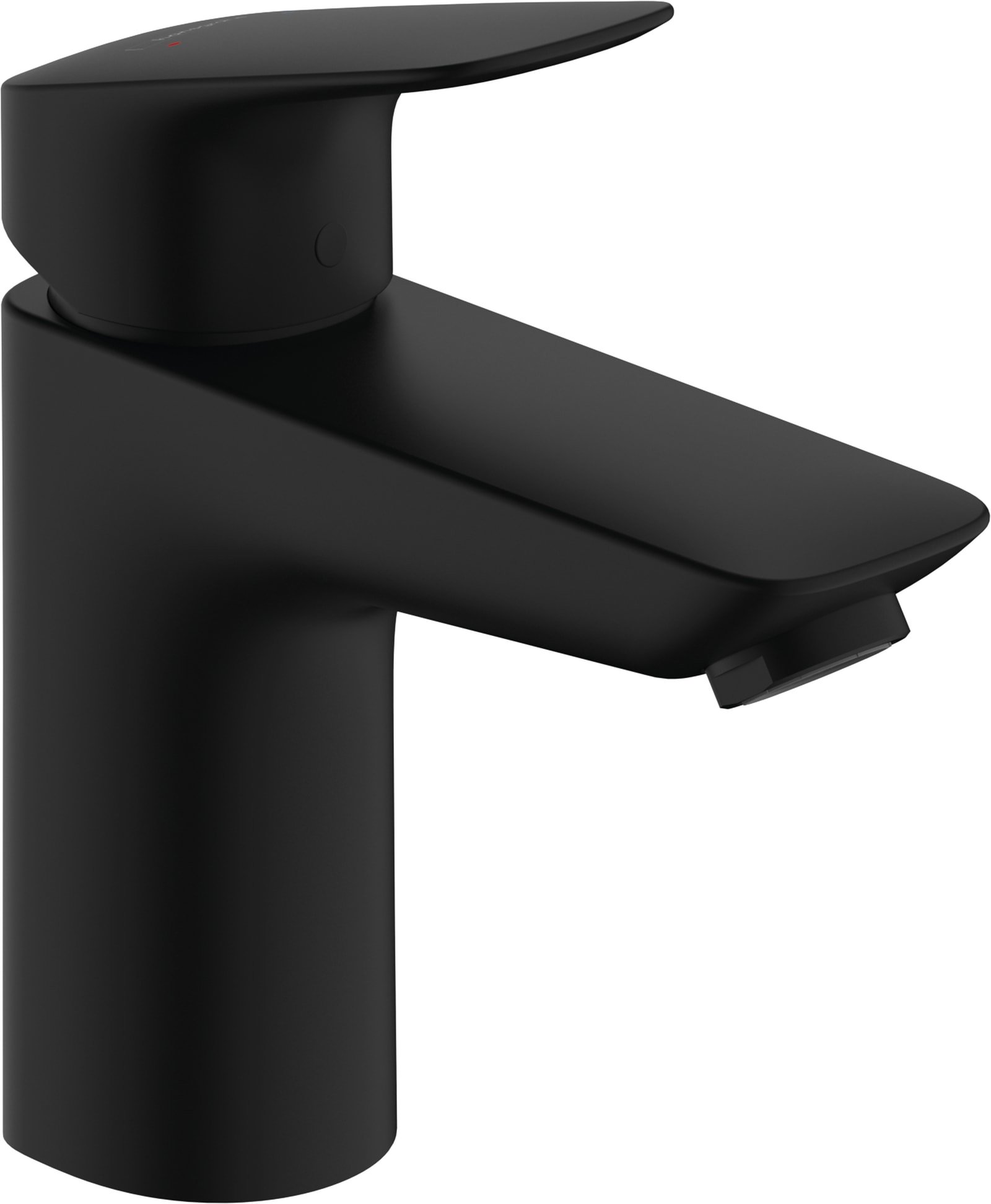 Hansgrohe wastafelmengkraan Logis 100 matt black with Push-Open waste SET