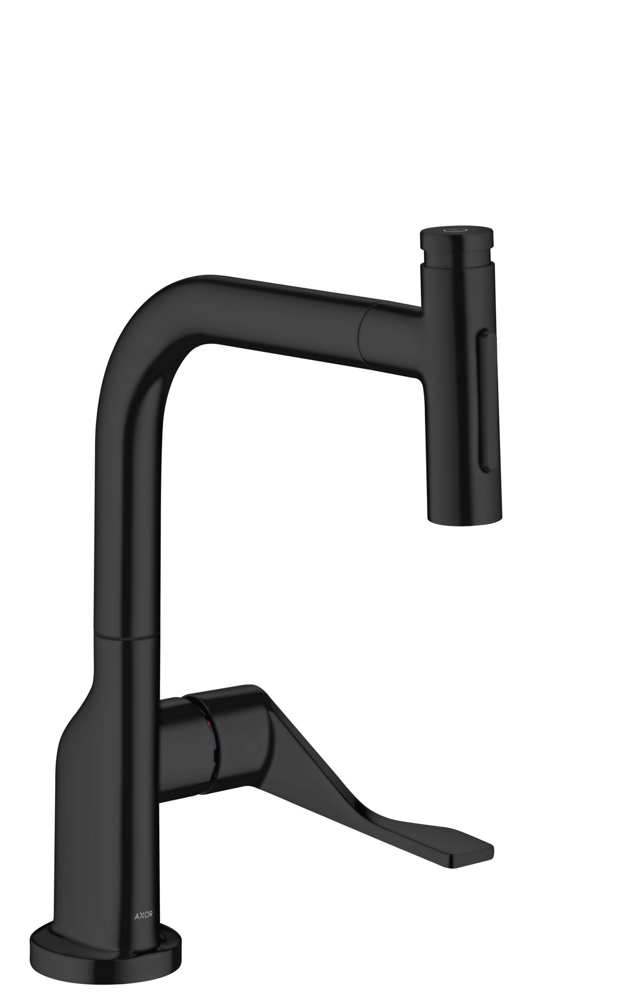 Hansgrohe Axor Citterio Select ééngreeps keukenkraan 230 2jet met uittrekbare uitloop, mat zwart