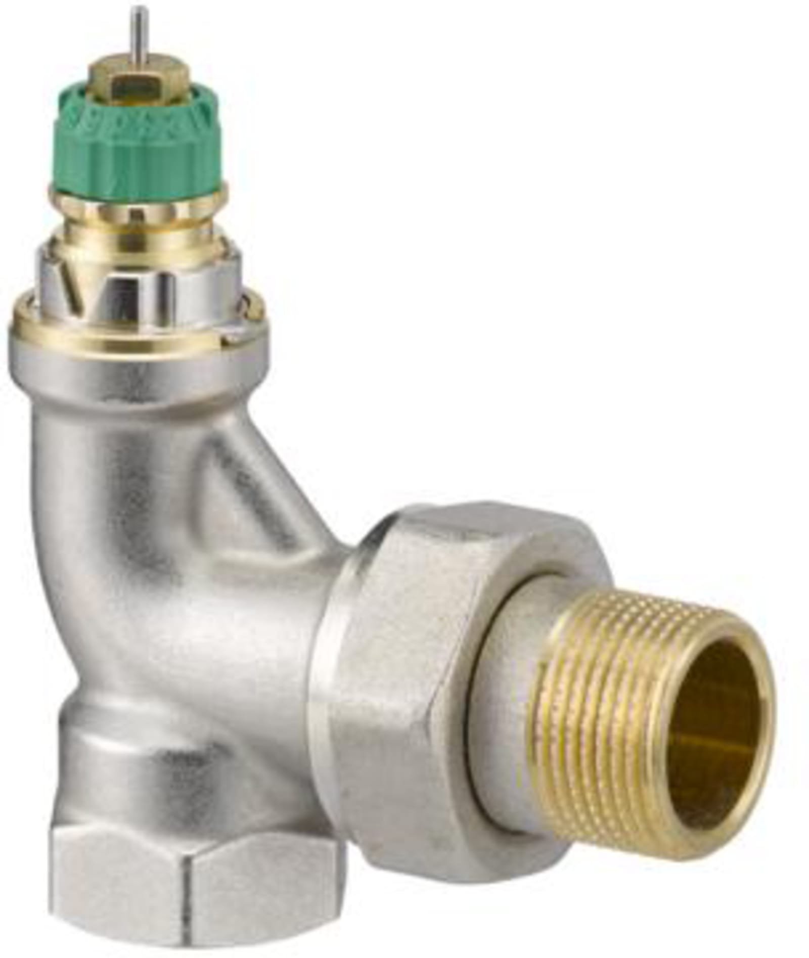 Danfoss Dynamic Valve 2-in-1 radiatorafsluiter 013G7725 Type RA-DV Haaks DN20