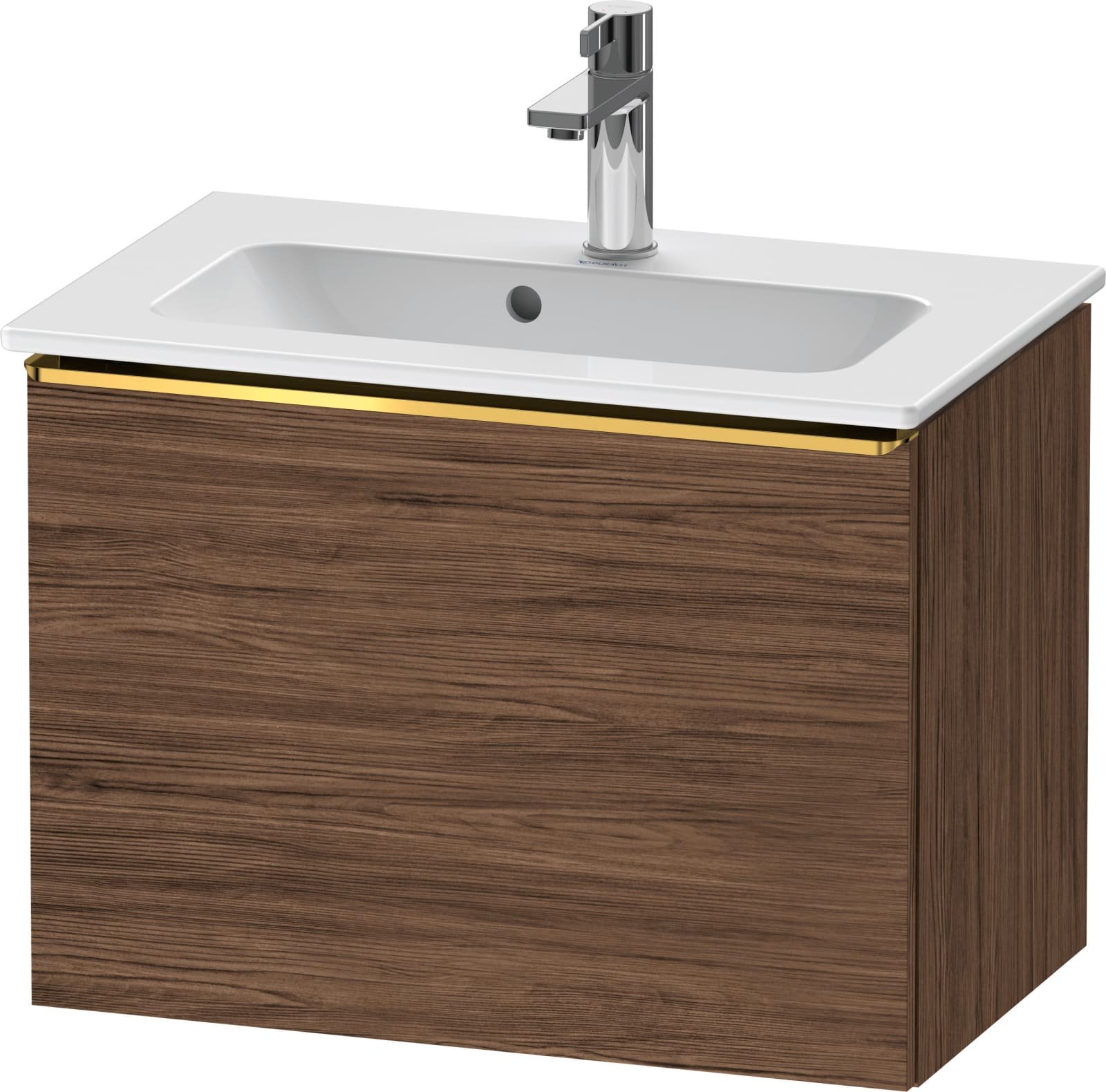 DURAVIT D-Neo Wastafelonderbouw hangend Noten donker Mat (1200896283)