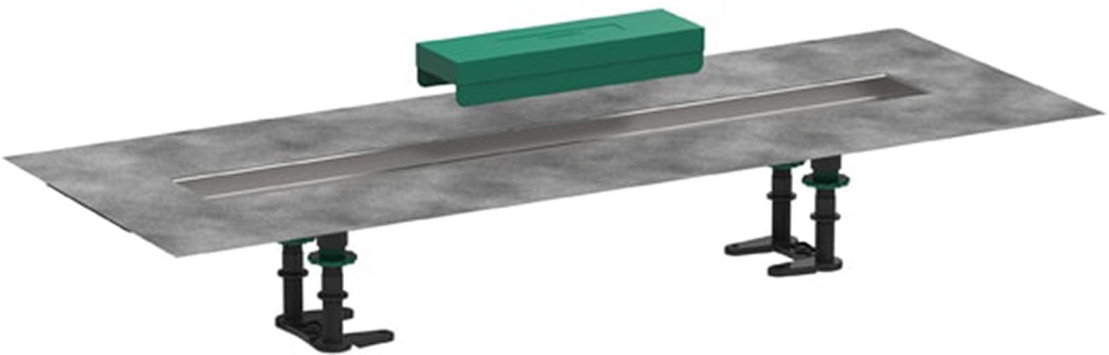 Hansgrohe RainDrain installatie set 700 te betegelen rechte douchegoot dekvloer