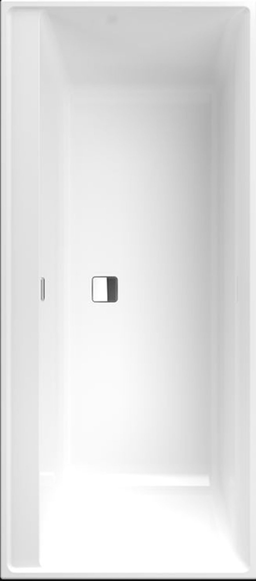 Villeroy & Boch, Collaro, Ligbad, Collaro, inbouwversie, chroom, 470 x 750 x 1600mm (DxHxB), wit alpine
