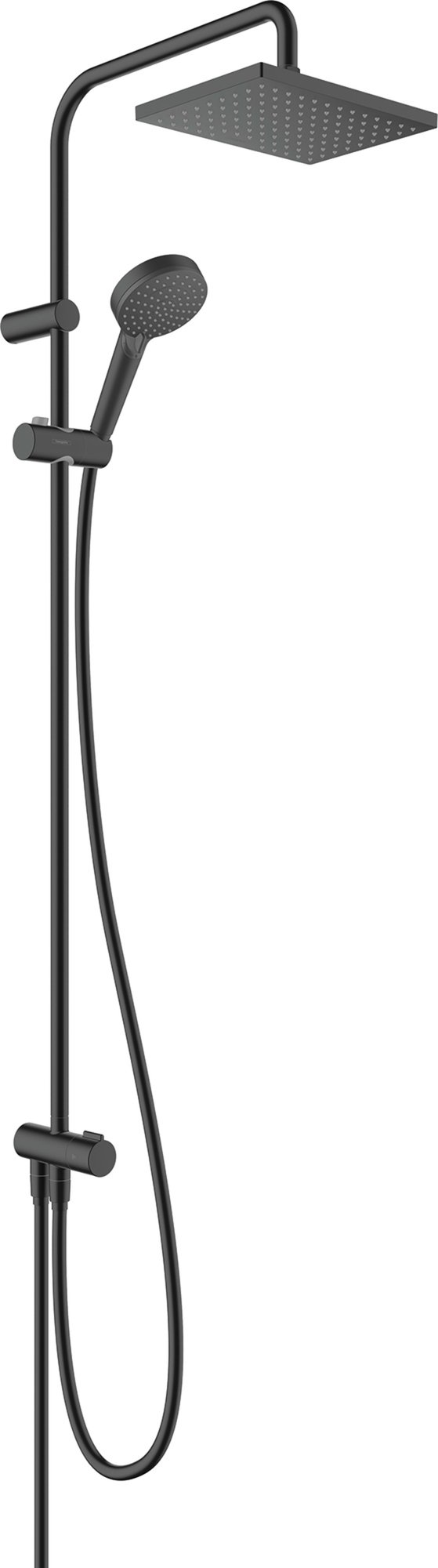 Hansgrohe Vernis Shape Showerpipe Reno Eco Smart mat zwart
