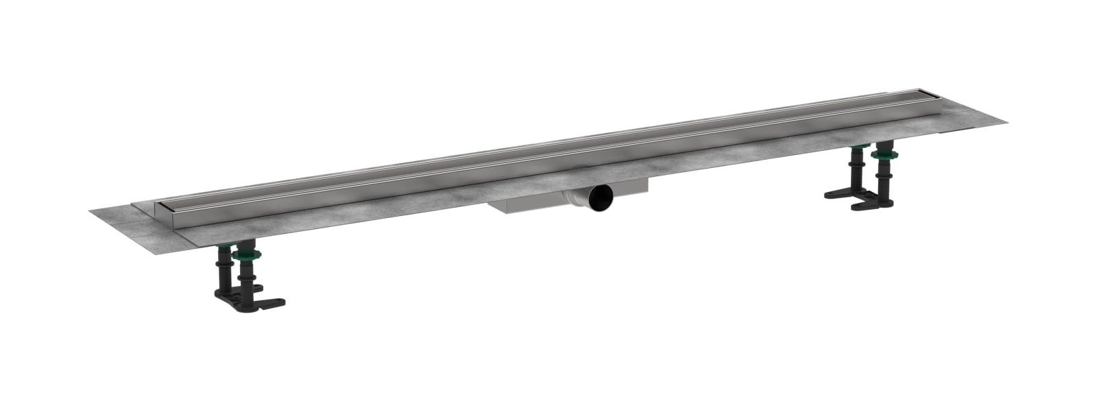 Hansgrohe RainDrain Compact compl.set douchegoot 1200 betegelbaar vlakke installatie