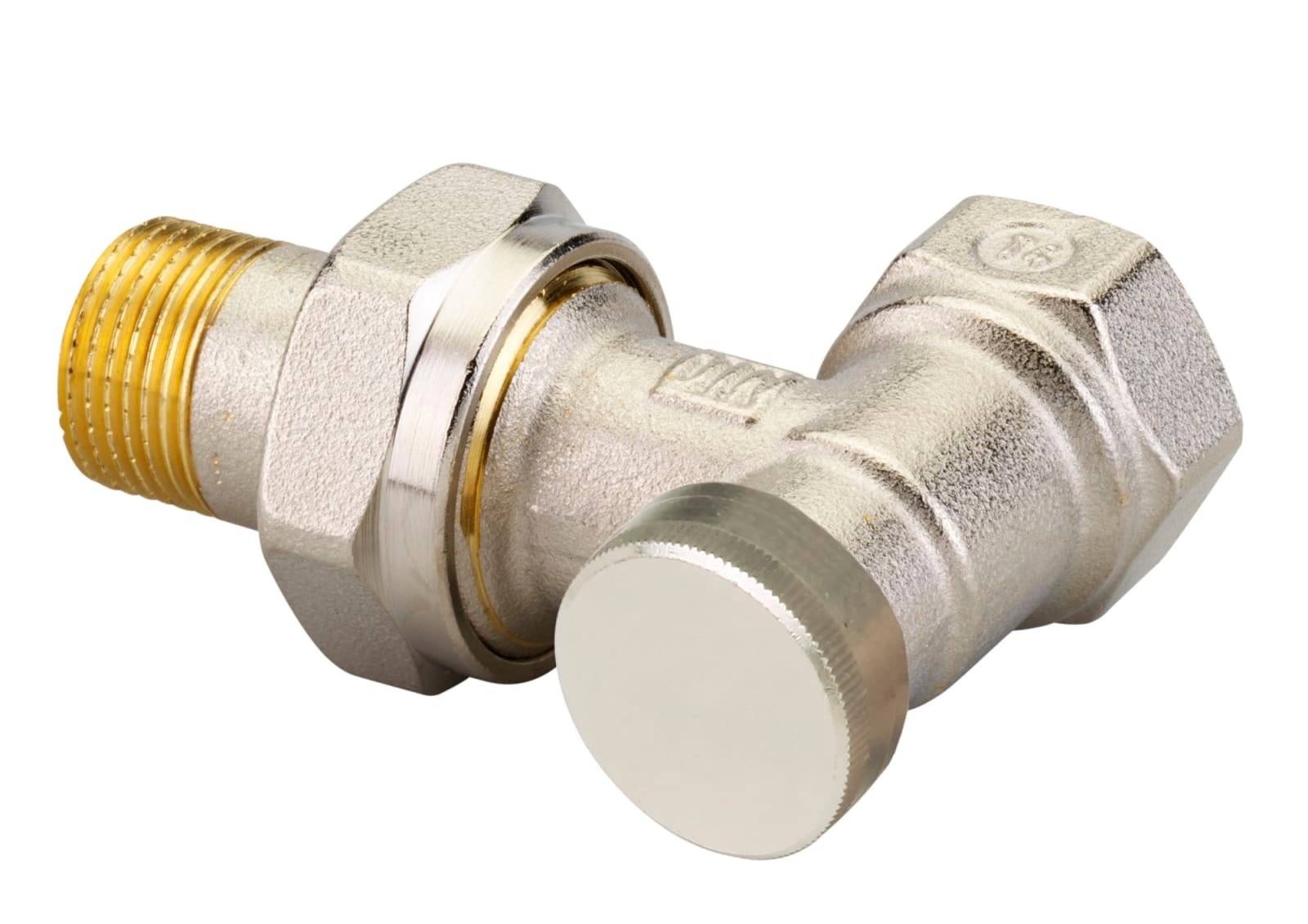 RLV-S 10 HAAKS VOETVENTIEL VERNIKKELD    INL 3/8 RP