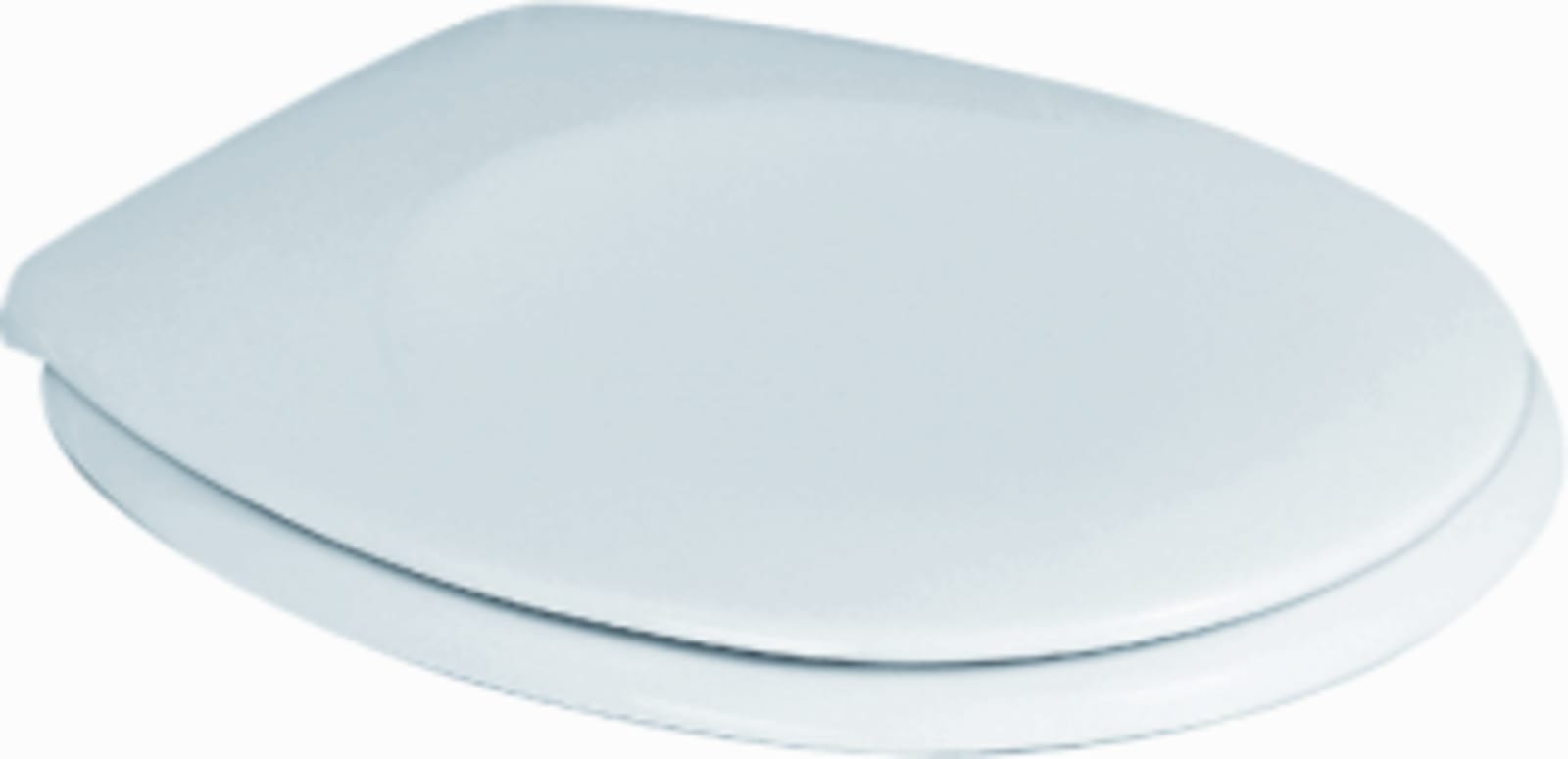 Ideal Standard Eurovit closetzitting met deksel, scharnier: RVS, kleur: wit