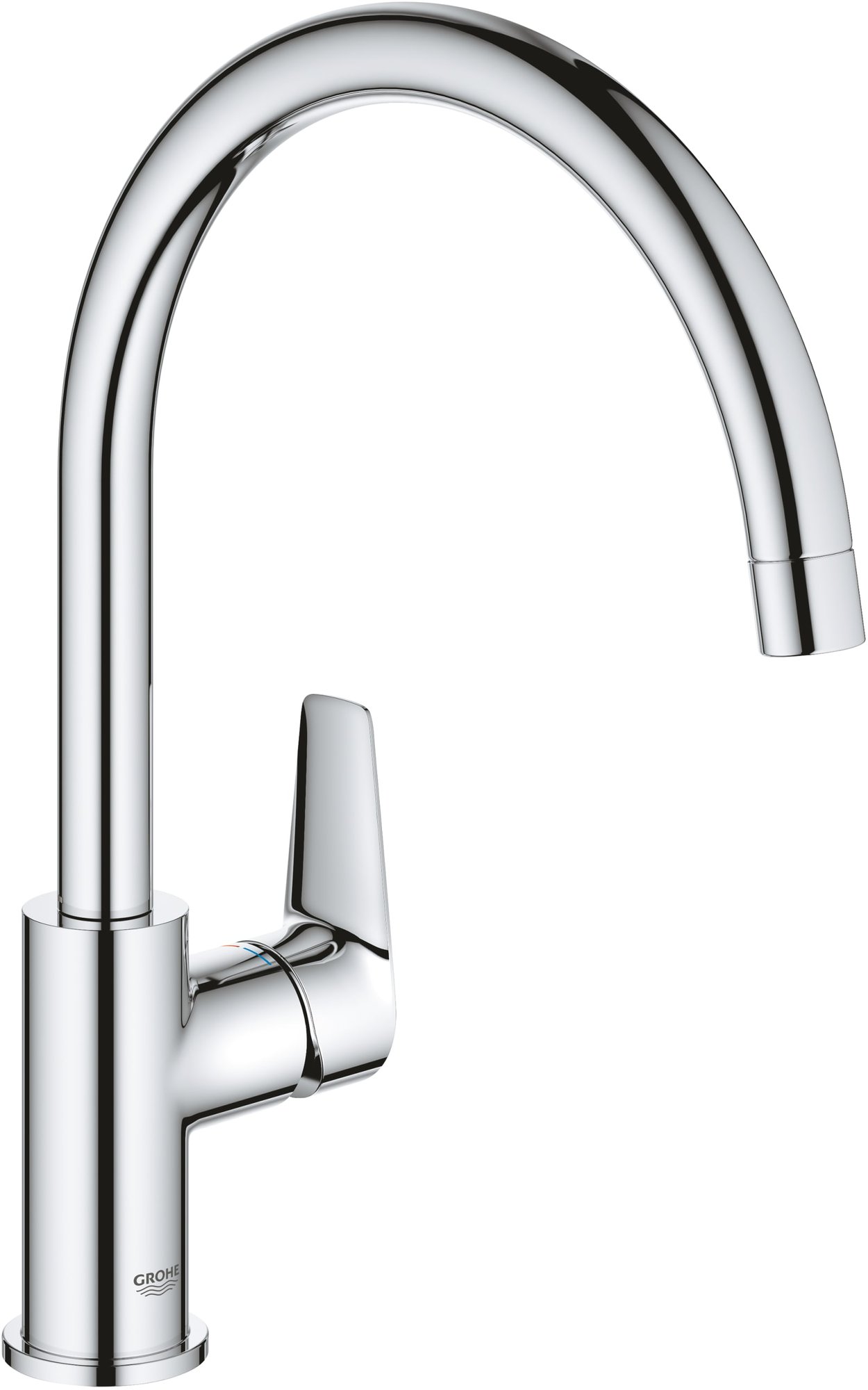 Grohe Bauedge keukenmengkraan hoge uitloop