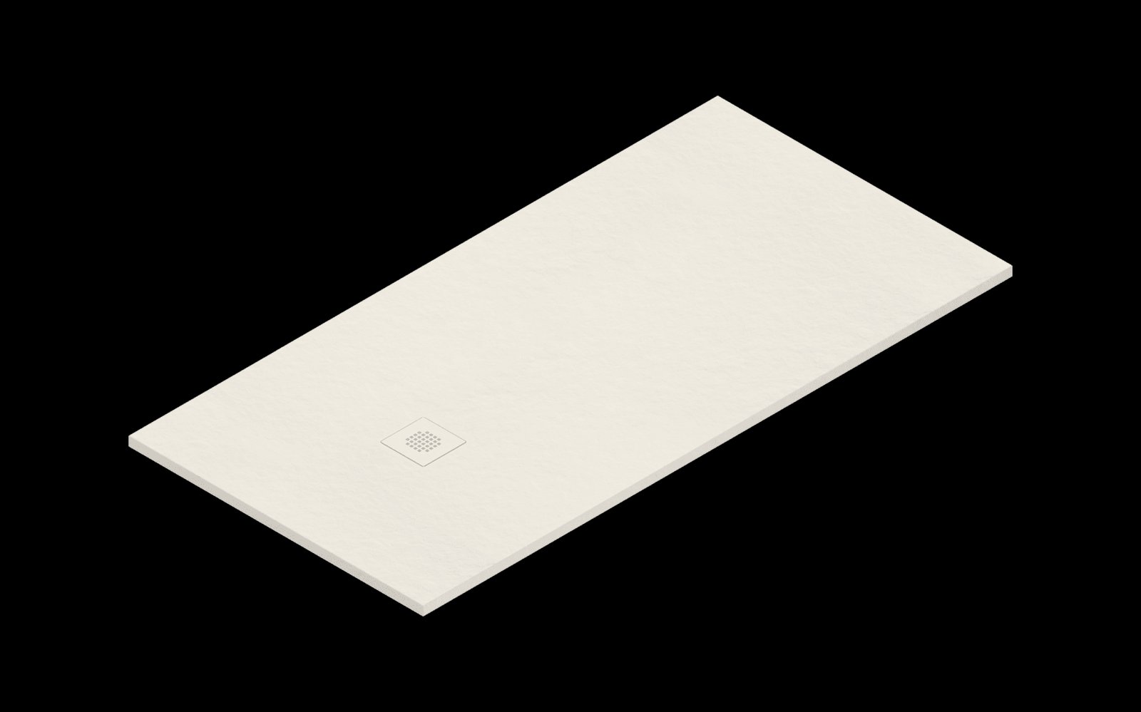 Catalano H3 Solid surface DOUCHEBAK 180X90 Satin Lino