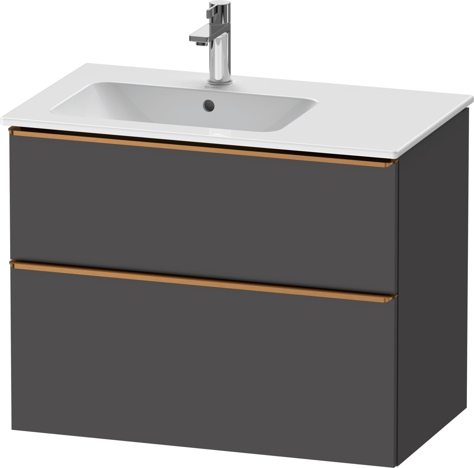 D-Neo Wastafelonderbouw hangend Grafiet Mat (1200894430)