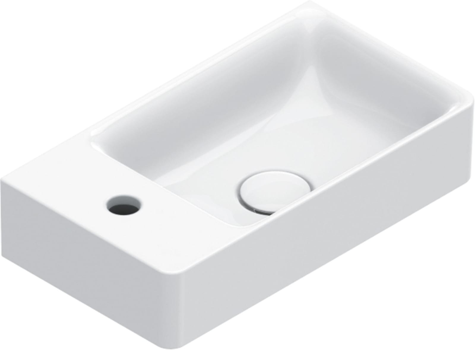 Catalano Elice Waskom R 45X25 White, Minuta collection Glanzend wit