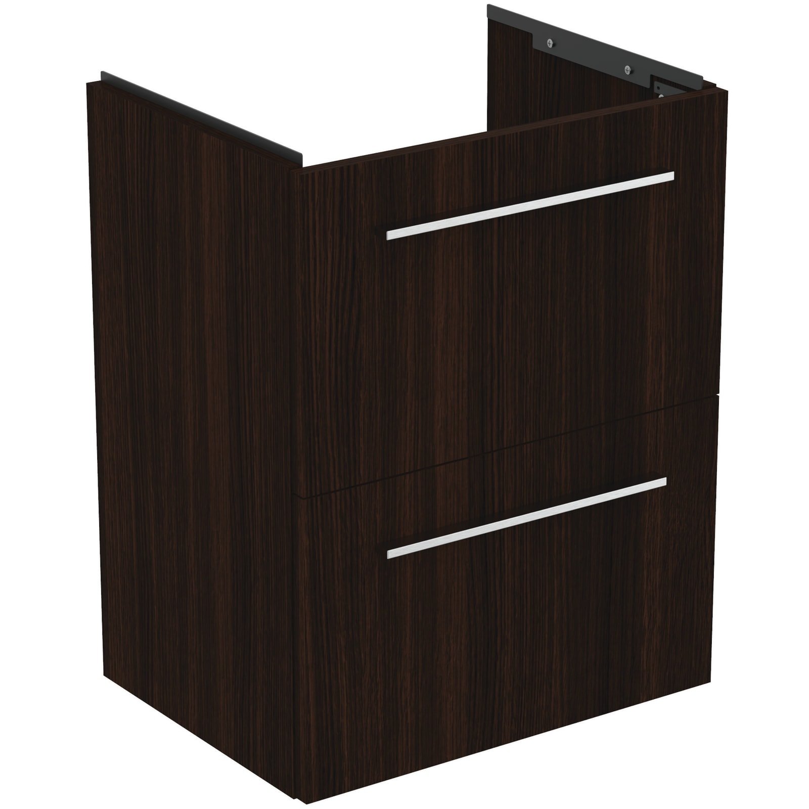 I.LIFE S | WASTAFELMEUBEL 500X375X630 MM COFFEE DONKER EIKEN, 2 LADEN