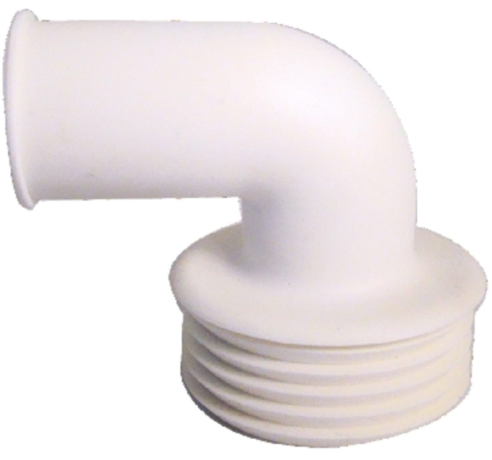 De Beer euromanchet 13W 55 mm met bocht wit TPE, 32 mm pijp