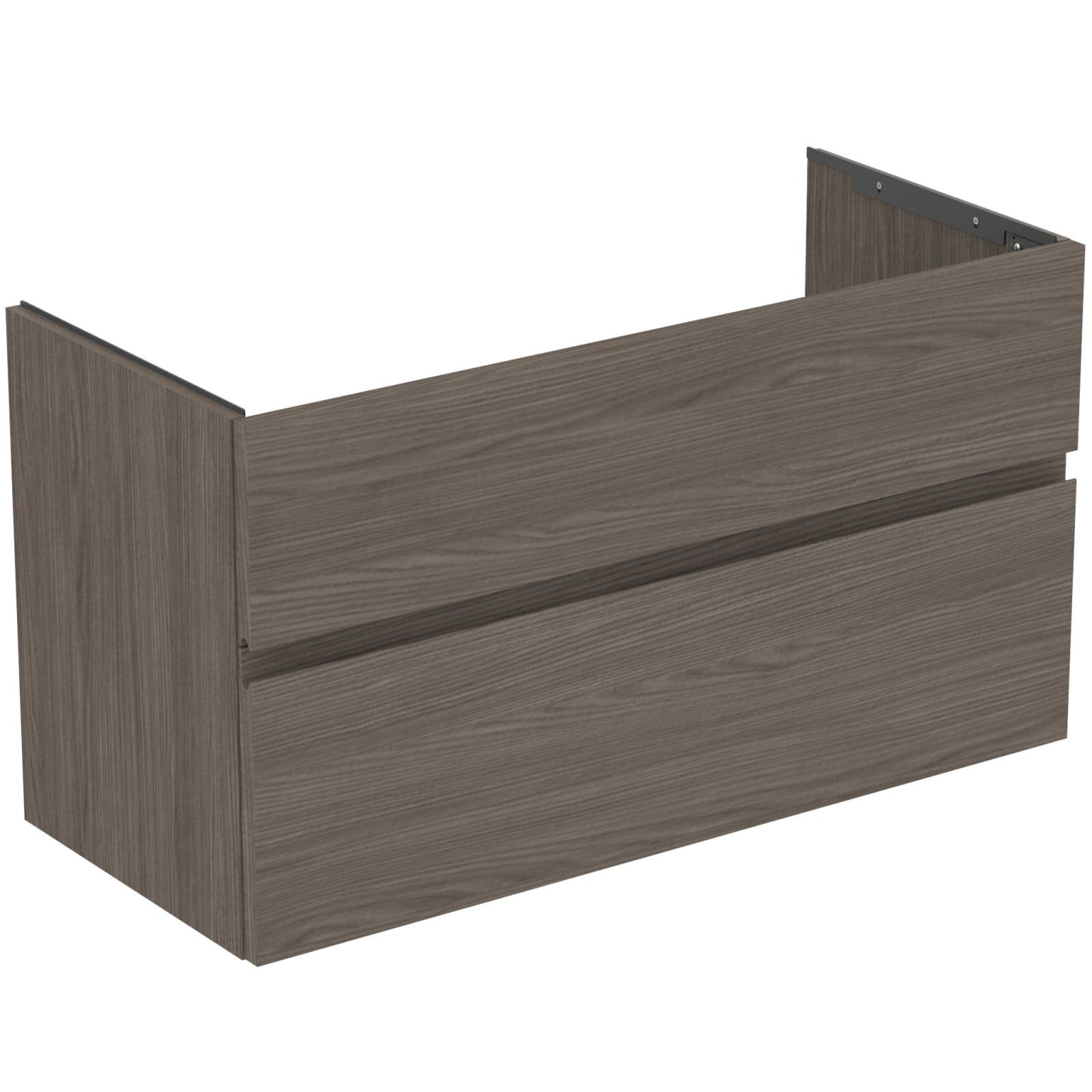 FINESSE | WASTAFELMEUBEL 1000X440X545 MM DARK ELM, 2 LADEN
