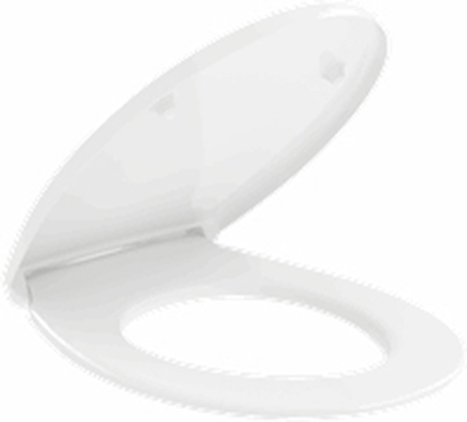 Villeroy & Boch O.novo closetzitting ovaal, met QuickRelease en SoftClosing scharnieren, roestvrij staal scharnieren wit alpin