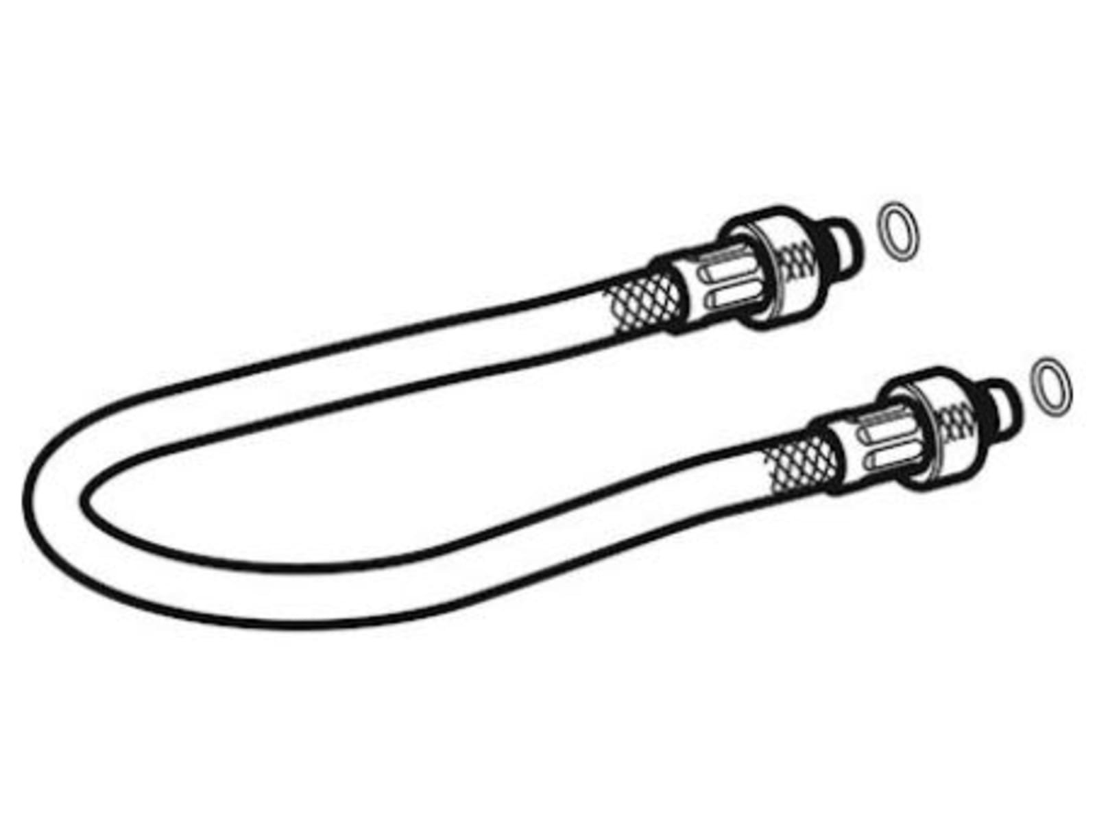 Geberit pantserslang DN8 L326 wartel 3/8''