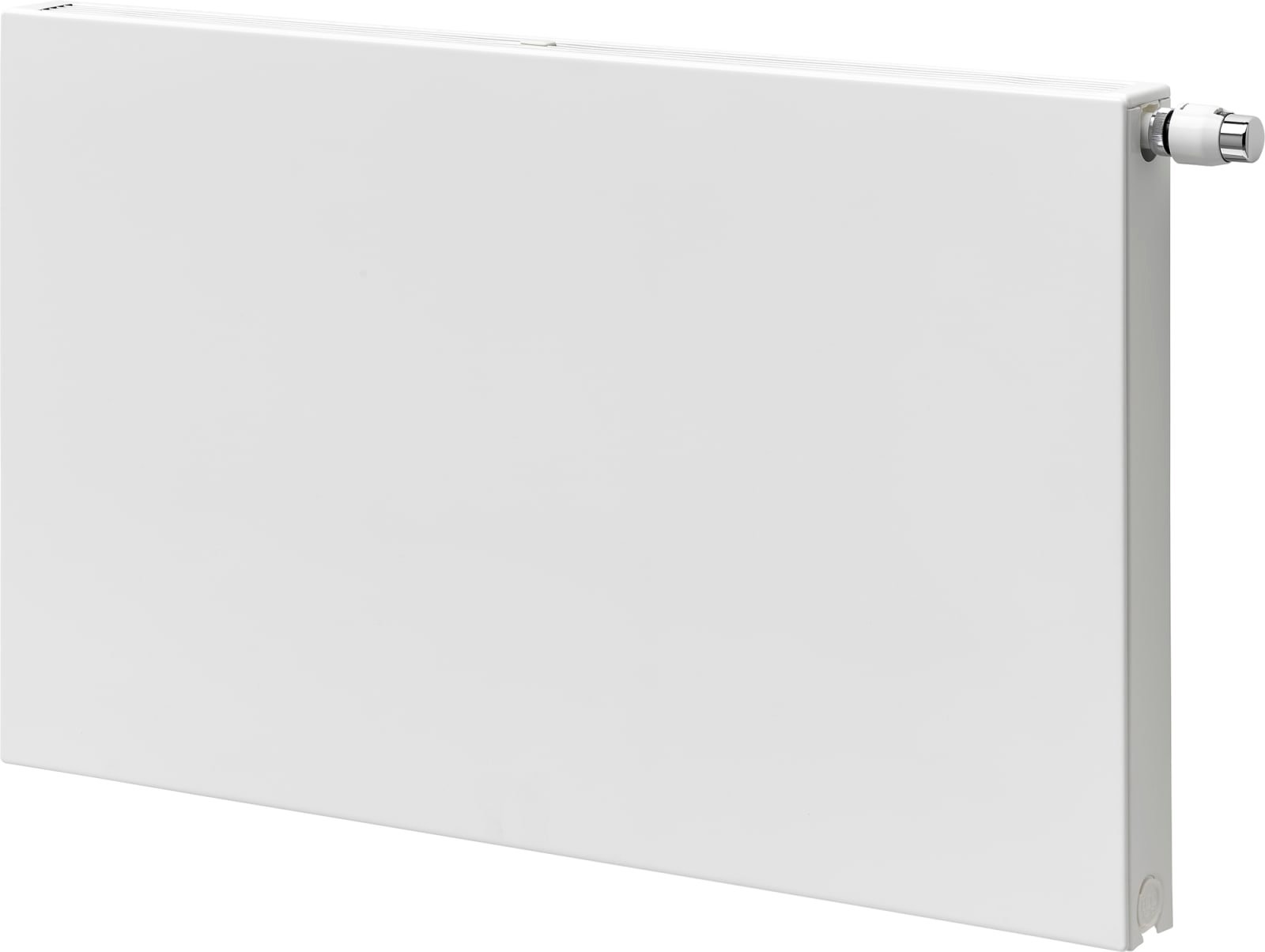 Henrad Everest Plan Eco paneelradiator 1333W, 4 aansluitingen, hxdxl 500x22x1000mm, glans wit RAL9016