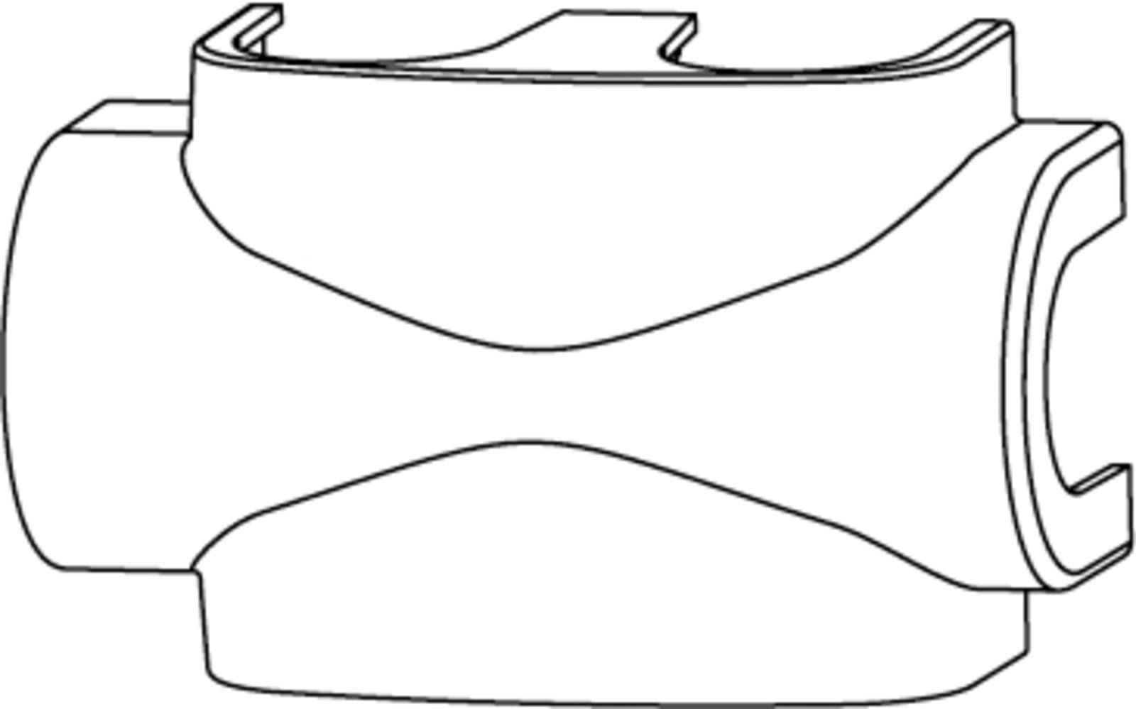 Heimeier Afdekkap / bekleding voor Multilux-4 - wit