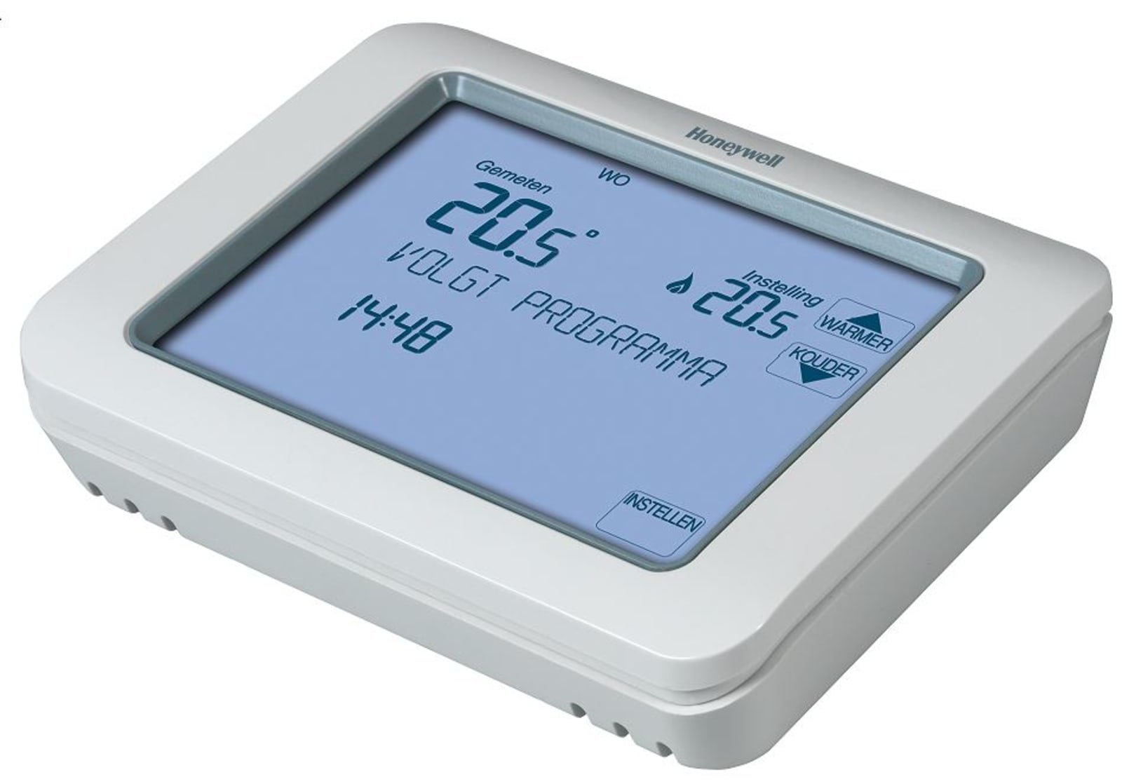 Honeywell Chronotherm Touch, klokthermostaat, 24V, aan/uit, touchscreenbediening, hxbxd 97x127x29mm