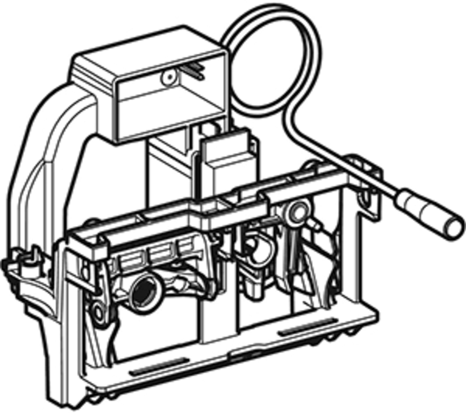 Geberit Hefinrichting elektrisch, voor Sigma 8 cm inbouwreservoir (vanaf