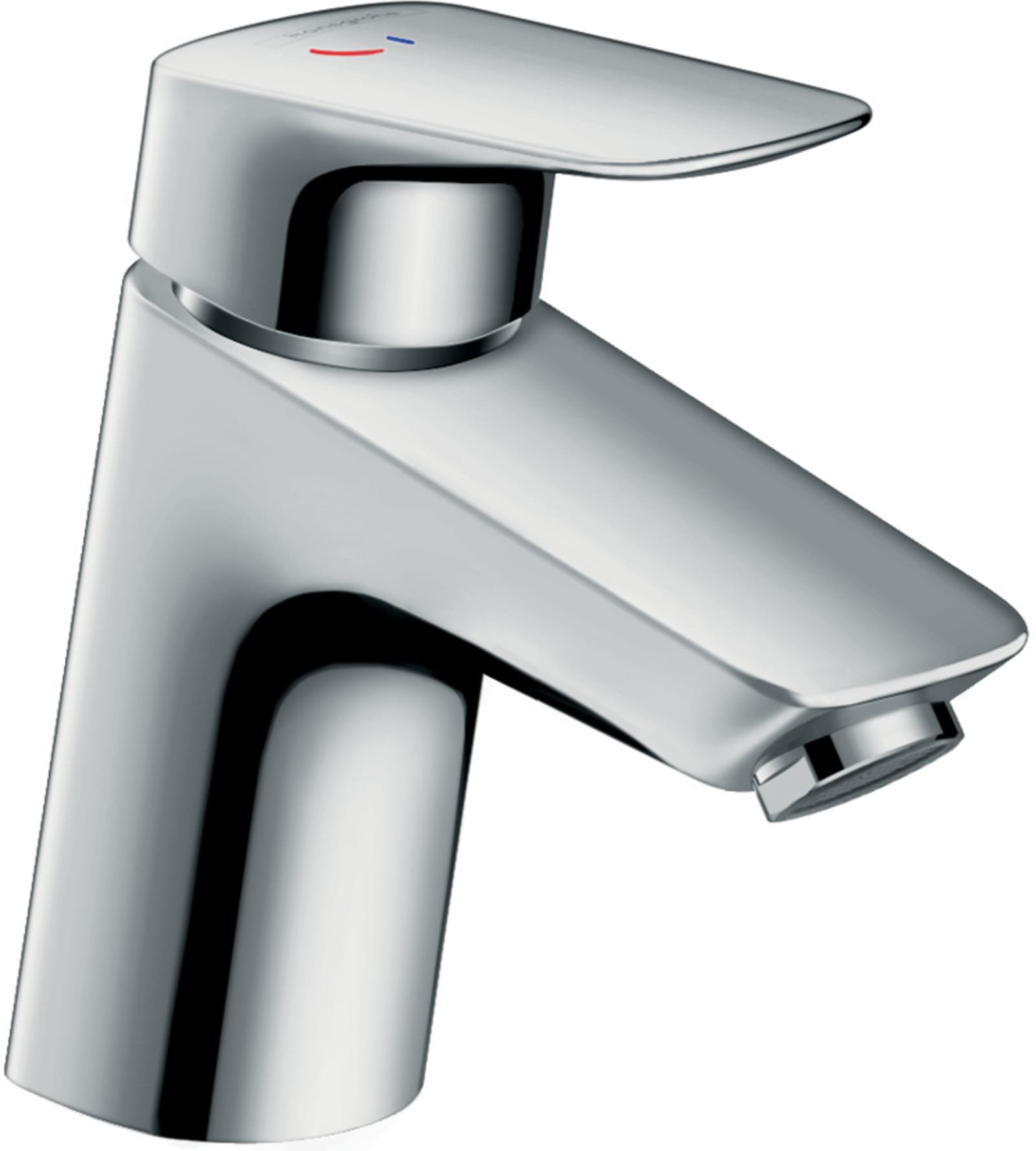 Hansgrohe Logis 70 CoolStart ééngreeps wastafelmengkraan met waste chroom