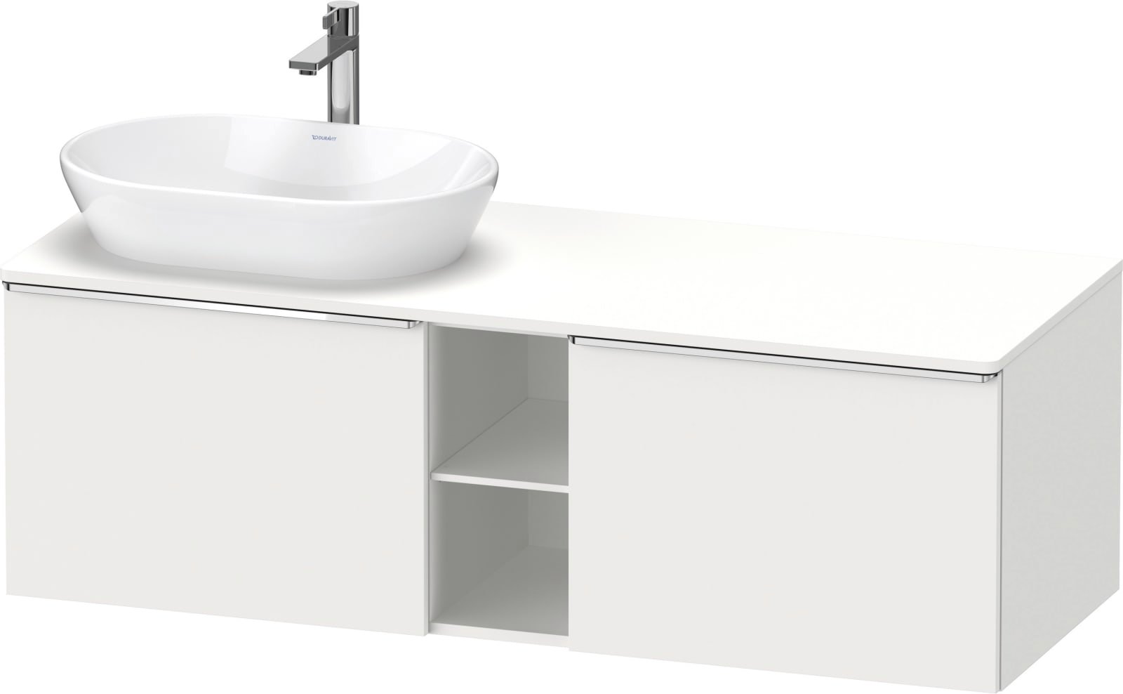 D-Neo Console wastafelonderbouw hangend Wit Mat (1200895978)