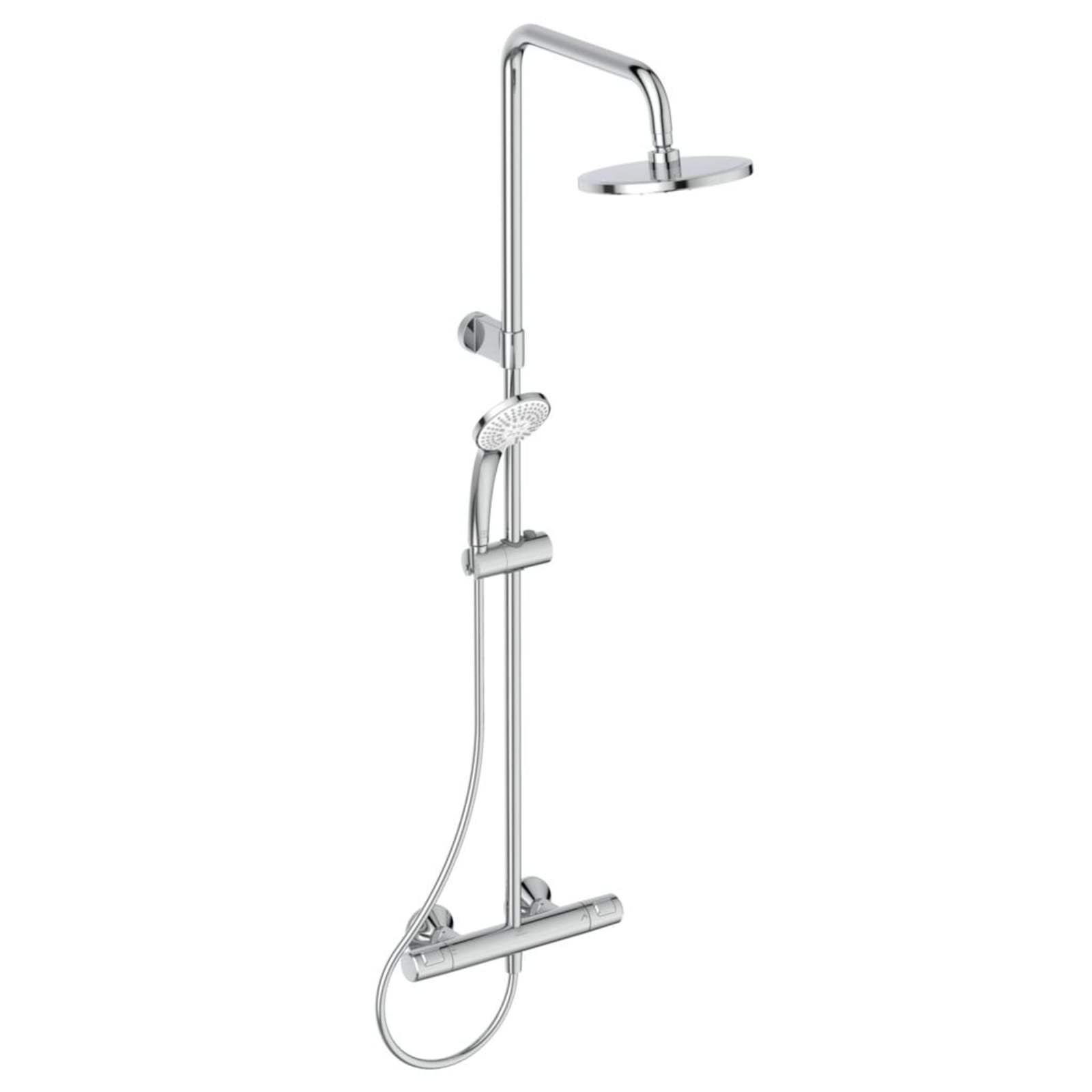 Ideal Standard Ceratherm T25 Flex douchesysteem met douchethermostaat, chroom