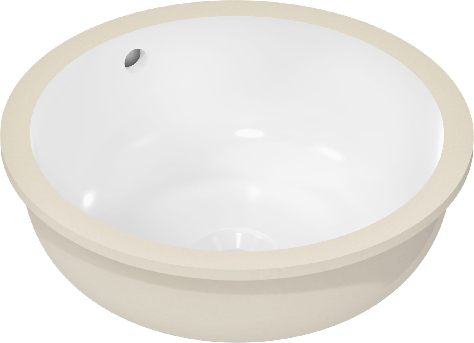 Hansgrohe Xuniva S onderbouw wastafel 350/350 zonder kraangat,met overloop, SmartClean, wit