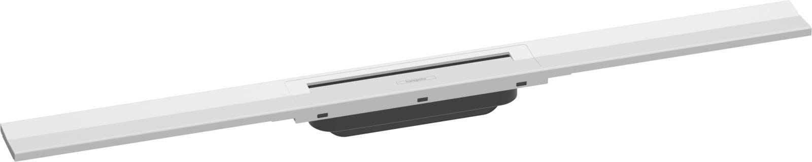 Hansgrohe RainDrain Flex rechte douchegoot 800 inkortbaar mat wit