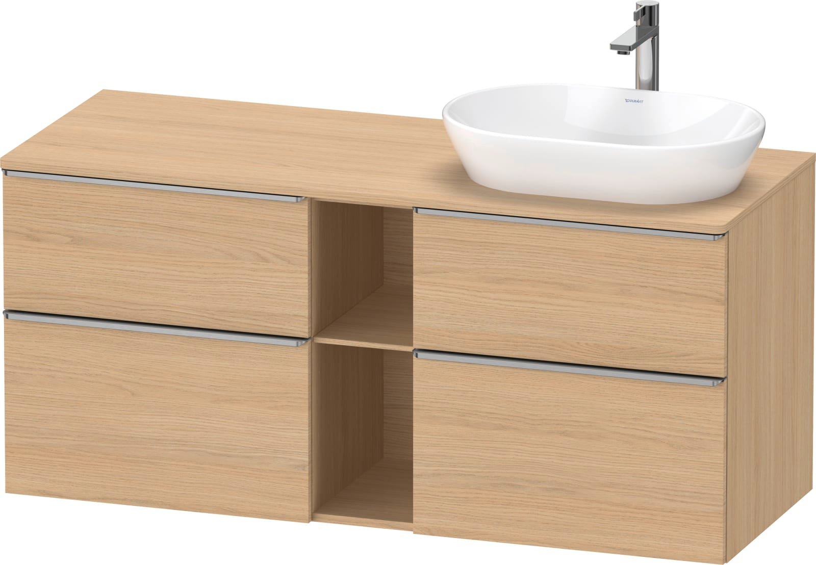 D-Neo Console wastafelonderbouw hangend Natuur eiken Mat (1200895937)