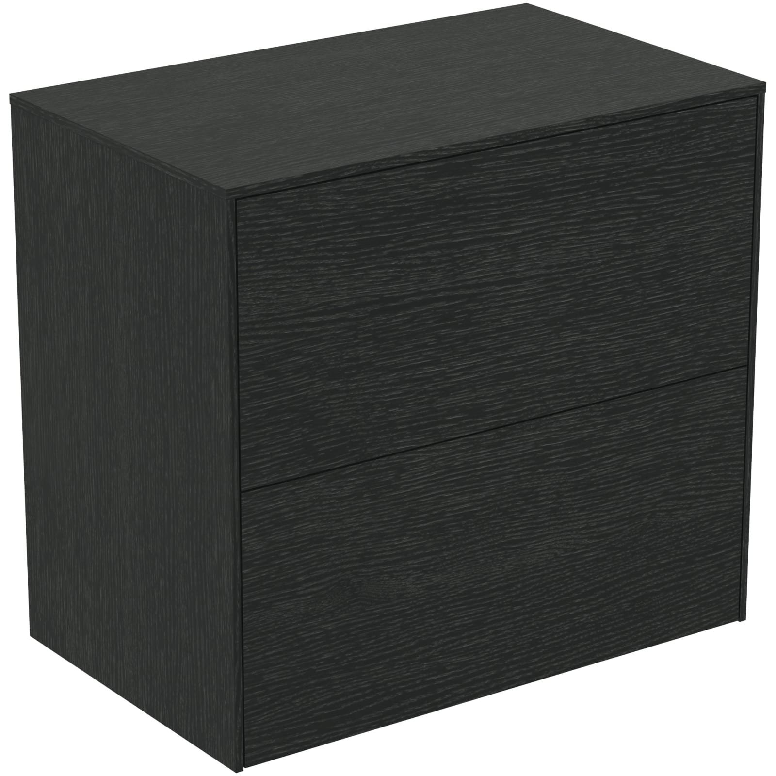 CONCA | WASTAFELMEUBEL 602X373X550 MM SMOKED OAK, 2 LADEN
