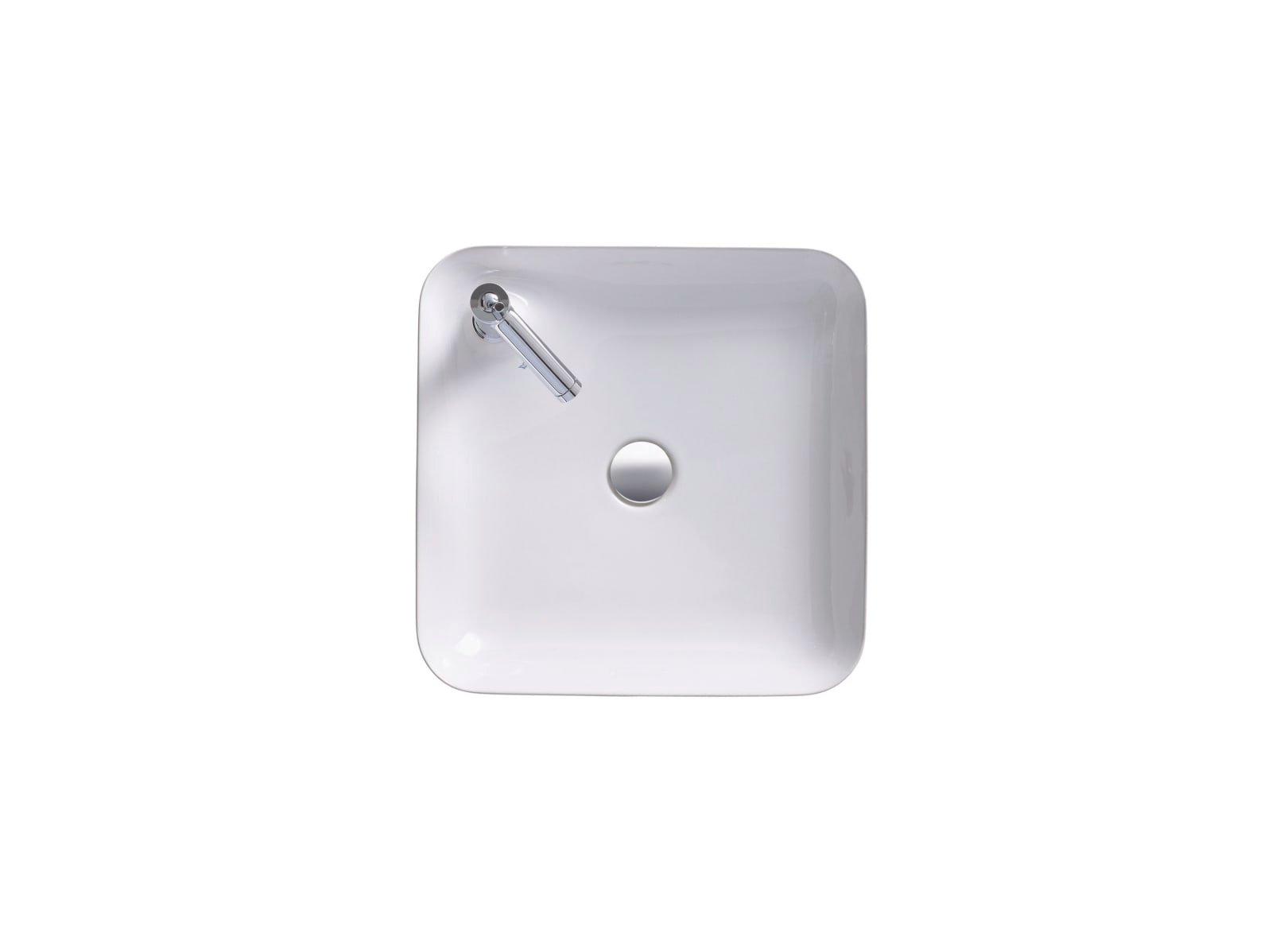Duravit Cape Cod Opzetwastafel 460 mm Wit Hoogglans, aantal kraangaten per wasplaats: 1 – 2340460000