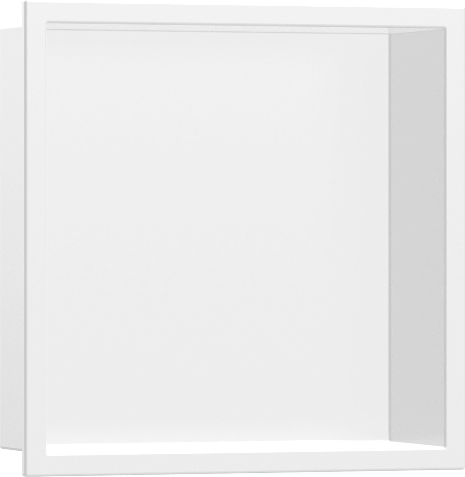 Hansgrohe XtraStoris Original wandbox geïntegreerd frame 300/300/100 mat wit
